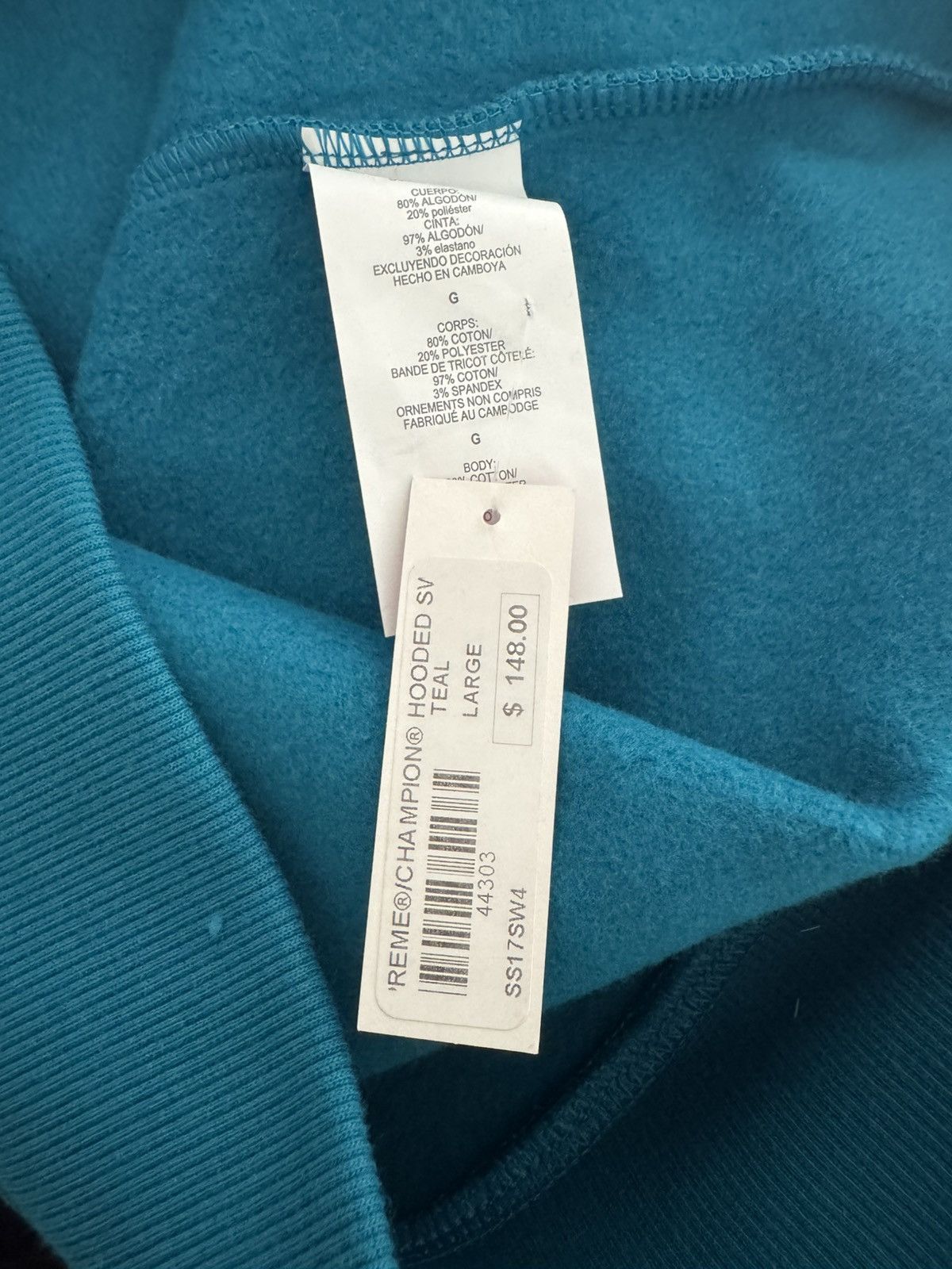 Champion × Supreme Supreme X Champion Hoodie Size US L / EU 52-54 / 3 - 4 Thumbnail