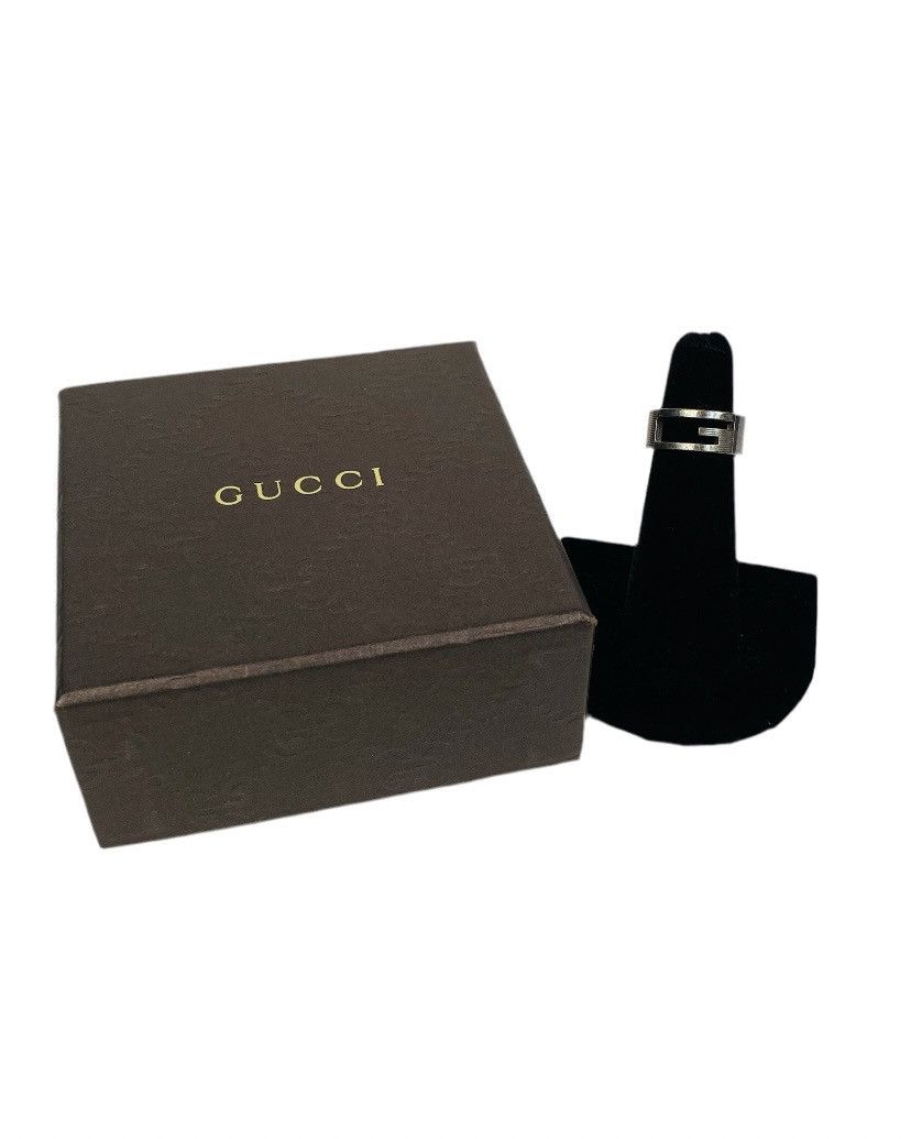 Gucci Gucci .925 Silver G Ring Size IT 9 Size ONE SIZE - 1 Thumbnail