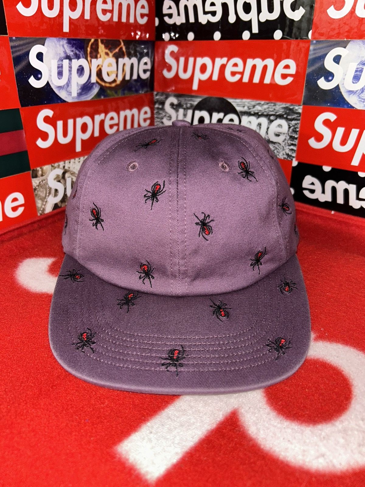 Supreme Supreme Embroidered Spiders 6 Panel Adjustable Cap FW16 Size ONE SIZE - 1 Thumbnail