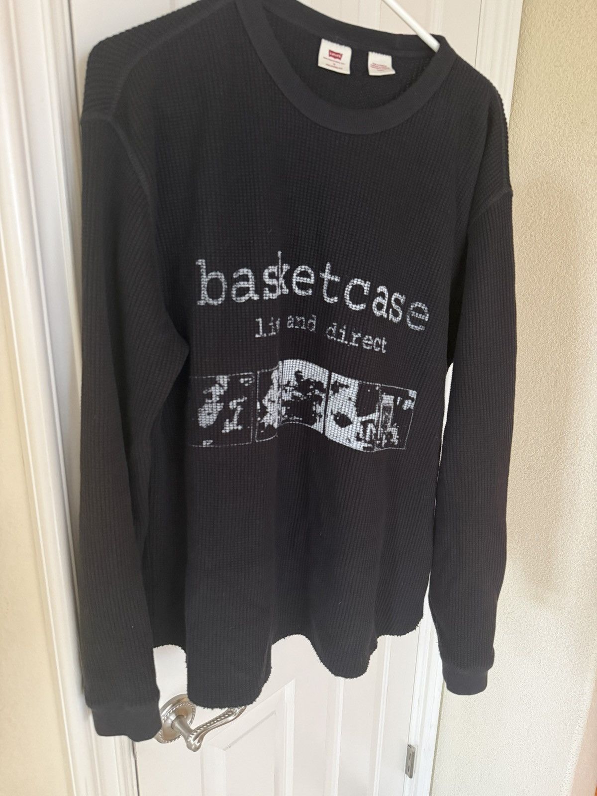 basketcase gallery Levis relaxed fit thermal shirt with basketcase printing Size US S / EU 44-46 / 1 - 1 Thumbnail