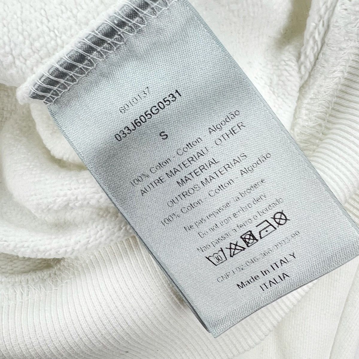Dior × Kaws Dior x Kaws Bee Embroidered White Hoodie Size US S / EU 44-46 / 1 - 6 Thumbnail
