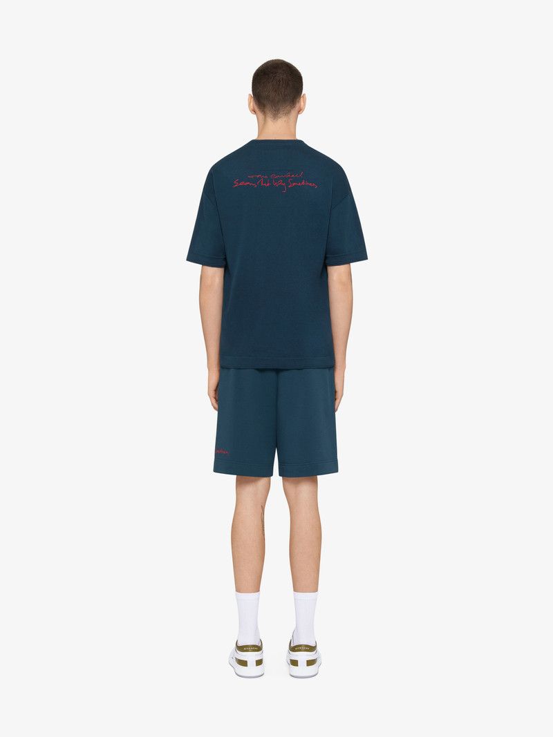 Givenchy o1w1db10326 Fully-Fashion Knitted T-Shirt in Blue Size US S / EU 44-46 / 1 - 3 Thumbnail