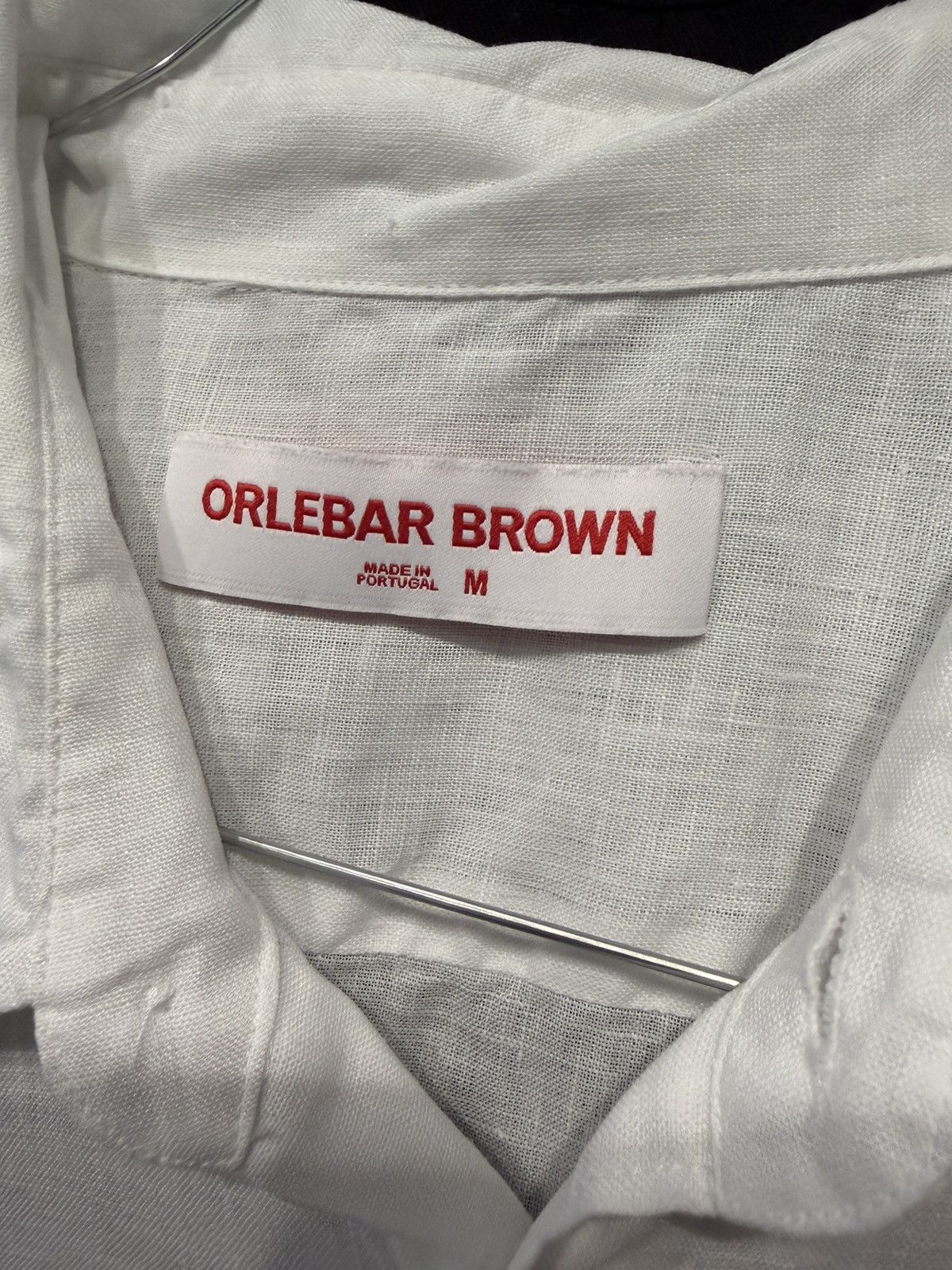 Orlebar Brown Orlebar Brown White Linen Shirt Size US M / EU 48-50 / 2 - 4 Thumbnail
