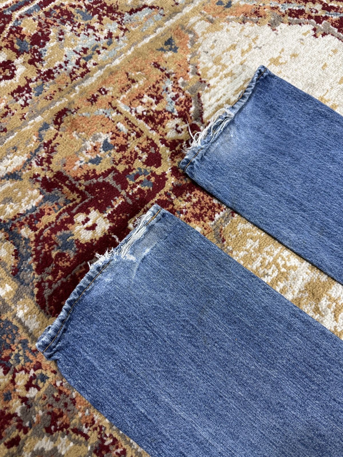 Levi's × Vintage Levi's 501 Baggy Denim Washed Black Jeans Pants Vintage Size US 32 / EU 48 - 8 Thumbnail