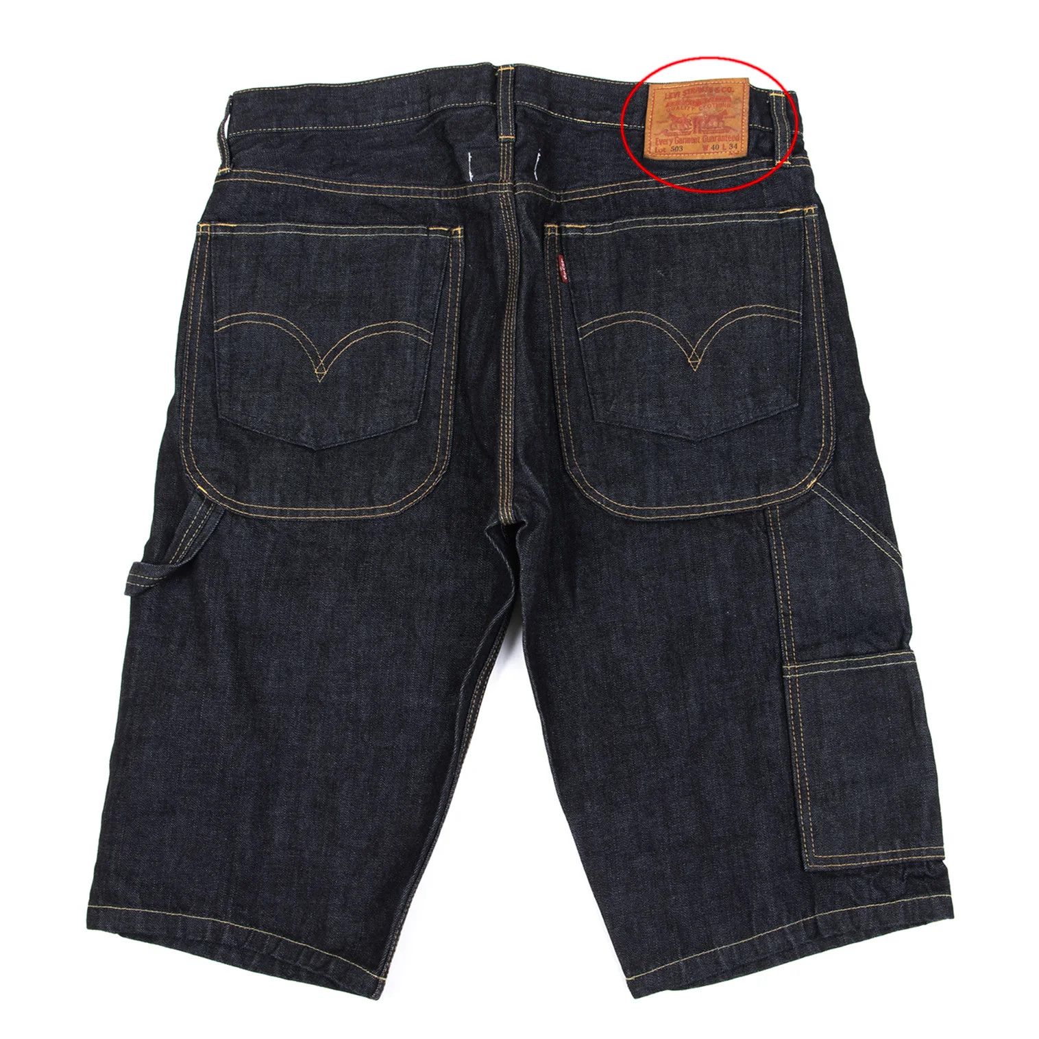 Junya Watanabe Pocket Layered Denim Short Painter Pants in Indigo S Size US 36 / EU 52 - 8 Thumbnail
