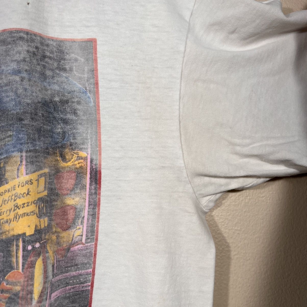 Hanes × Vintage Vintage 1989 Rare Jeff Beck’: Guitar Shop T Shirt Stevie Ray Size US L / EU 52-54 / 3 - 10 Thumbnail