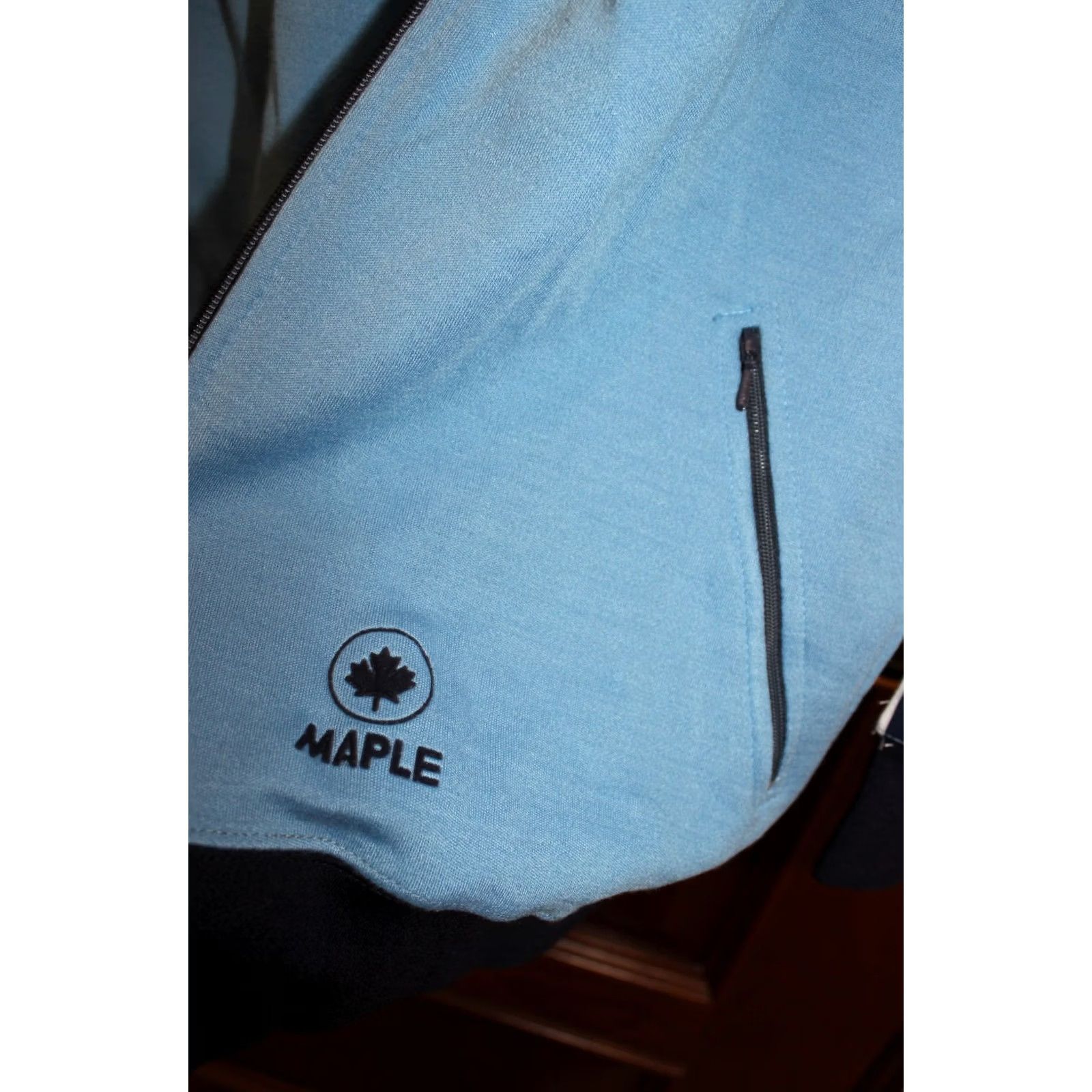 Vintage VINTAGE Maple Leaf Blue Track Jacket XXL Unisex Adults Regular Fit Zip Jacket - 1980s-1990s Blue, All Seasons, Long Sleeve, Coat, 90s, Mens Womens Size US XXL / EU 58 / 5 - 5 Thumbnail