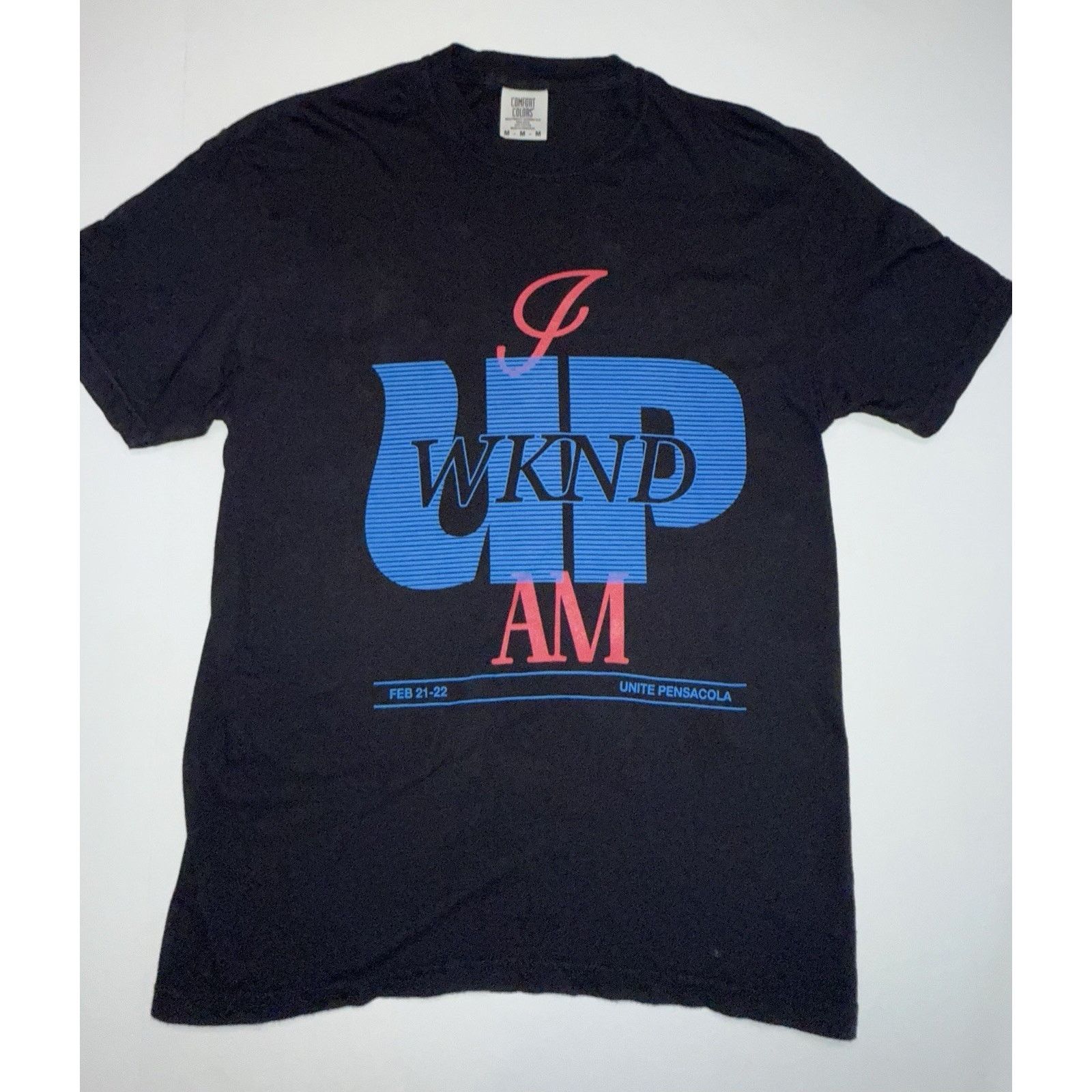 Comfort Colors Jesus Is The “I Am” Black T-Shirt M Unite pensacola church Size US M / EU 48-50 / 2 - 2 Thumbnail