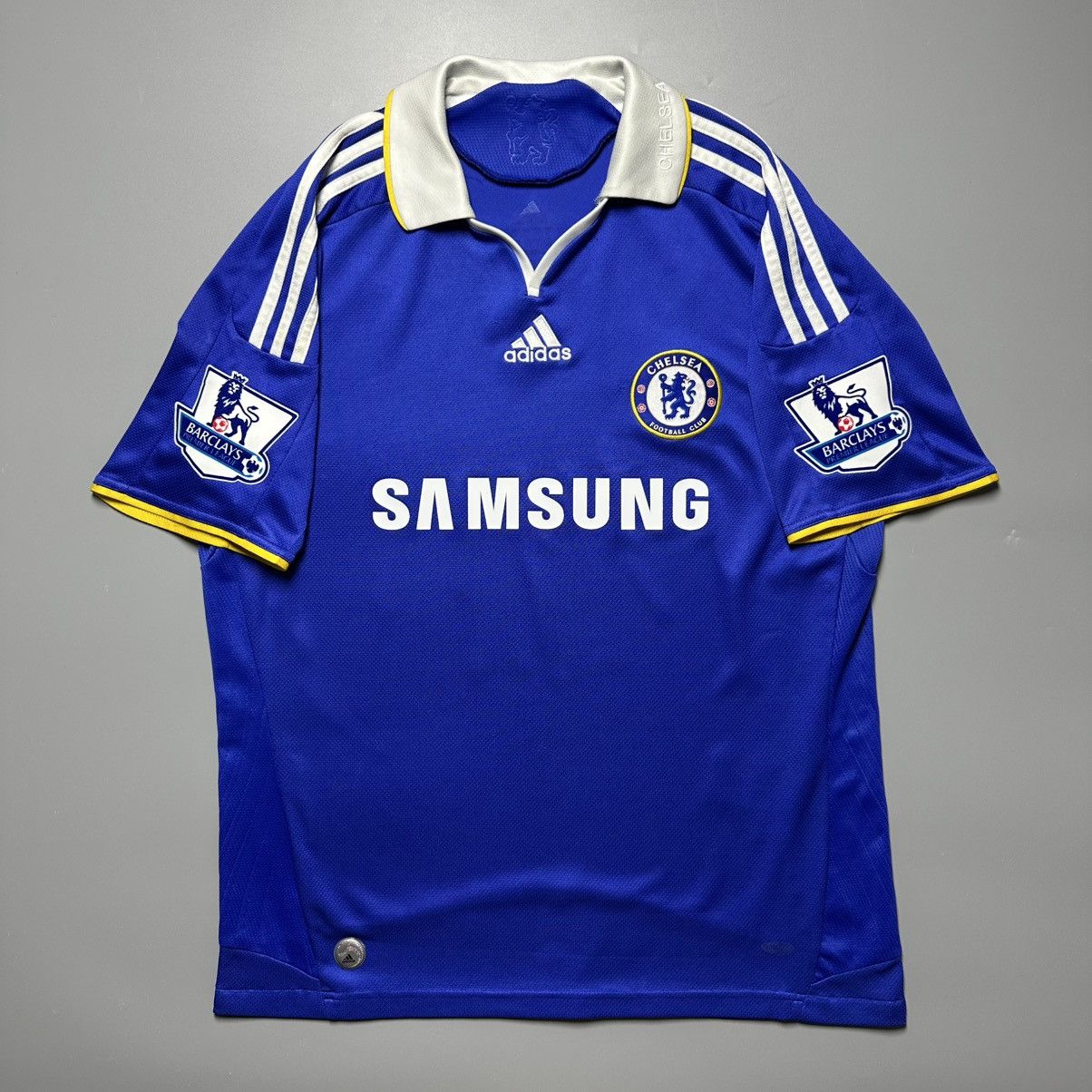 Adidas CHELSEA ADIDAS 2008/2009 FOOTBALL HOME JERSEY #11 DROGBA Size US M / EU 48-50 / 2 - 2 Thumbnail
