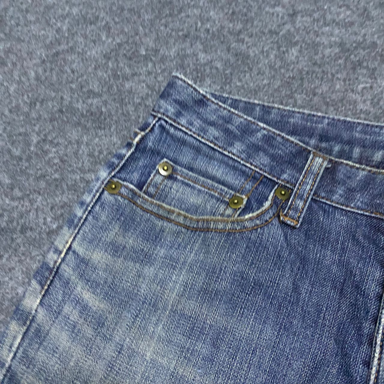 💥Flare💥Vintage Uniqlo Distressed Flare Denim