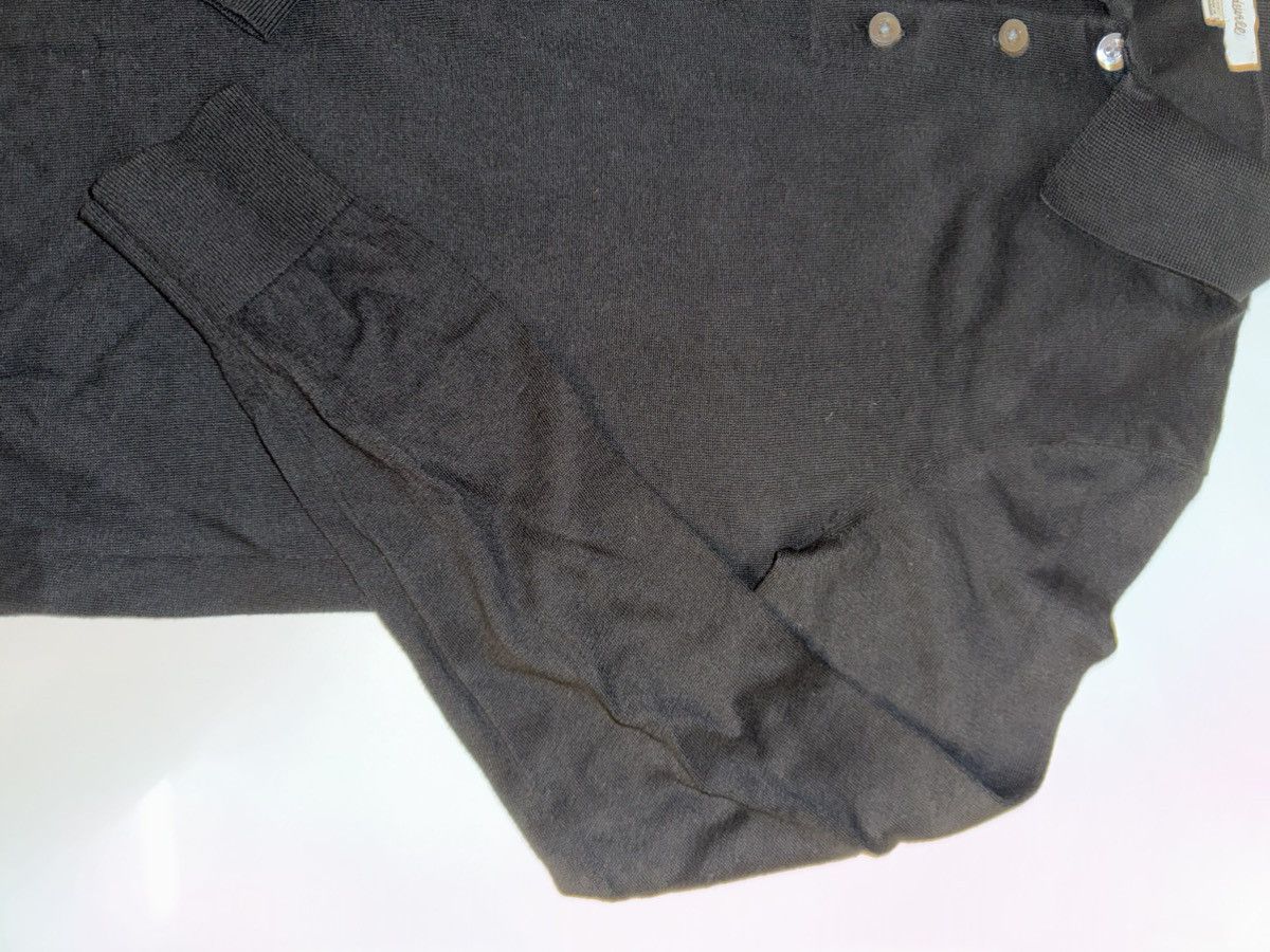 Madewell Madewell Black Cotton Long-sleeve Polo Size US XS / EU 42 / 0 - 7 Thumbnail