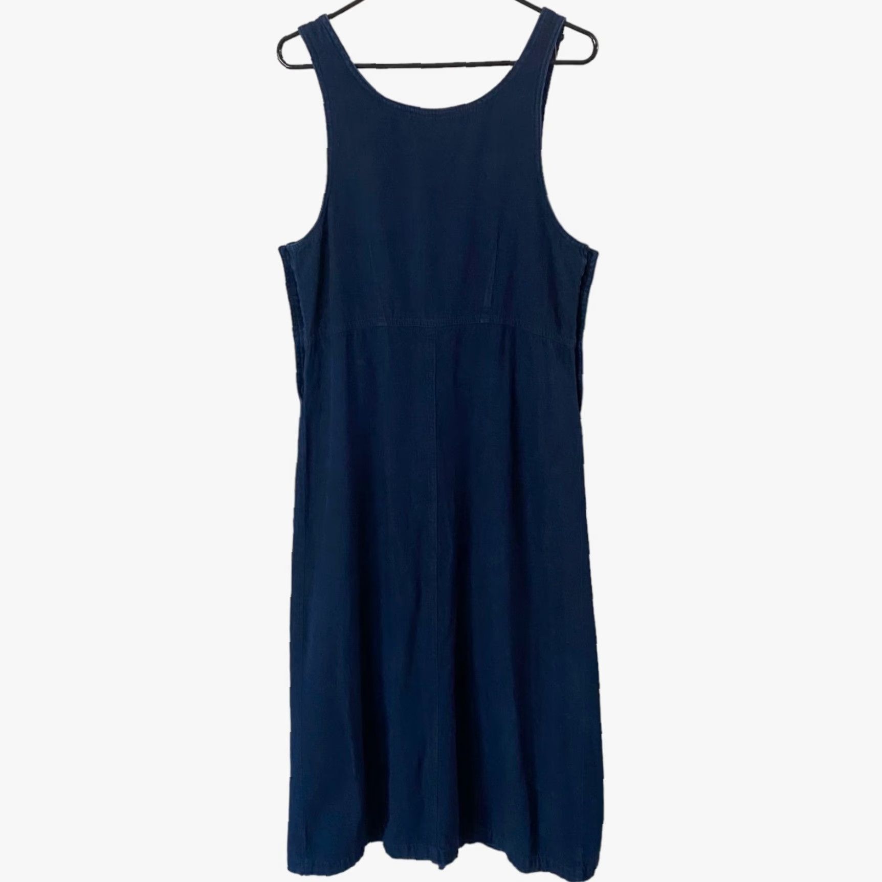 Vintage VINTAGE Truly Yours Denim Maxi Dress Woman Blues Sleeveless 12P Cotton Boho 90s Cottagecore Maxi Dress Women (Mens? actually Women) Size XL / US 12-14 / IT 48-50 - 3 Thumbnail