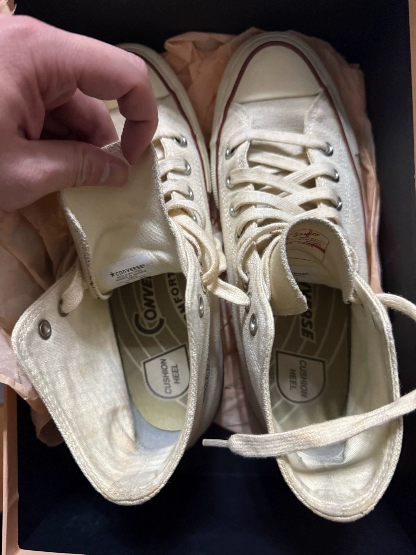 Converse Converse Addict High Top Off-White 1CK713 41.5 Size US 8.5 / EU 41-42 - 6 Thumbnail