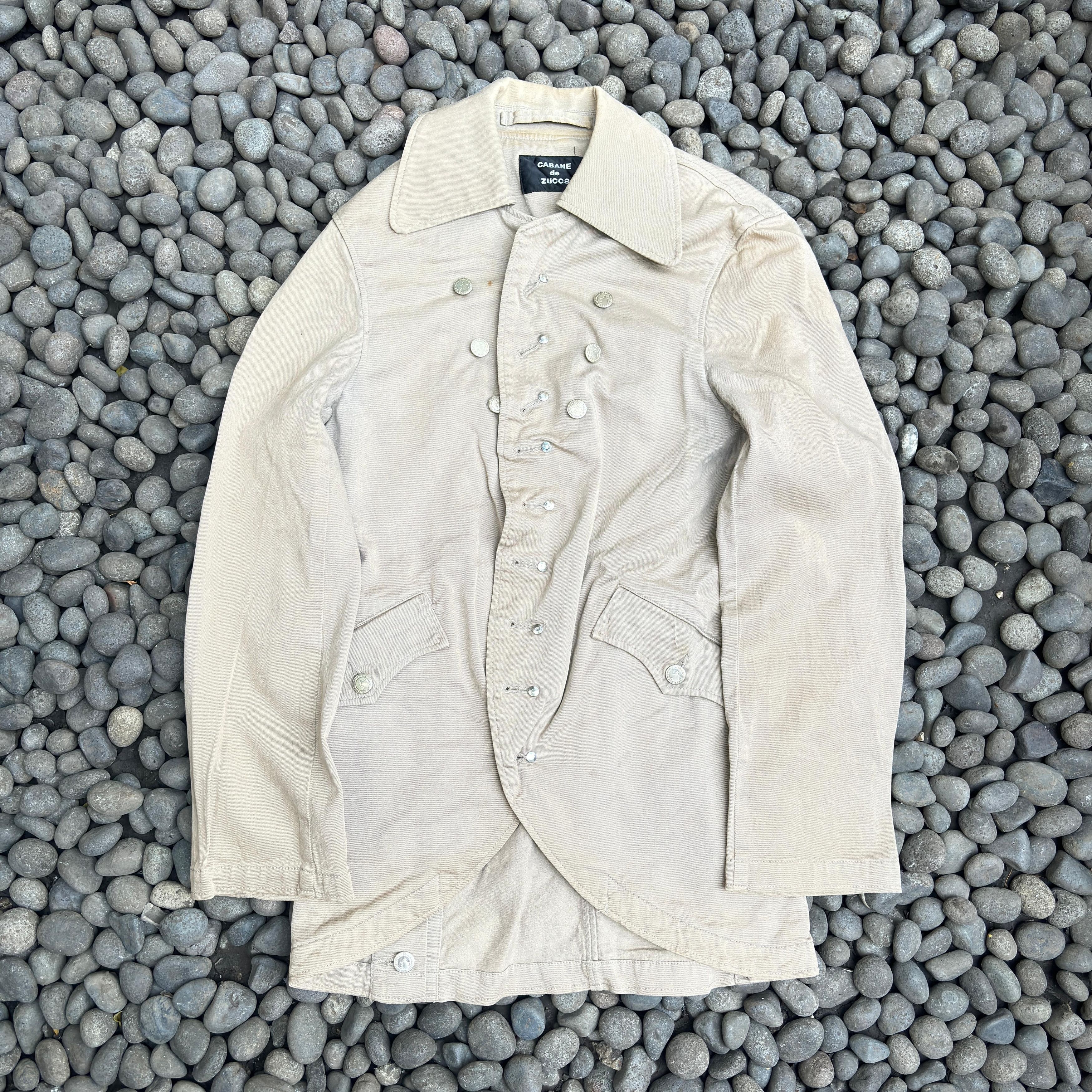 CABANE de ZUCCa × Hai Sporting Gear × Issey Miyake rare 90s issey Miyake Cabane de Zucca Asymmetricalt Jacket Size S / US 4 / IT 40 - 1 Thumbnail