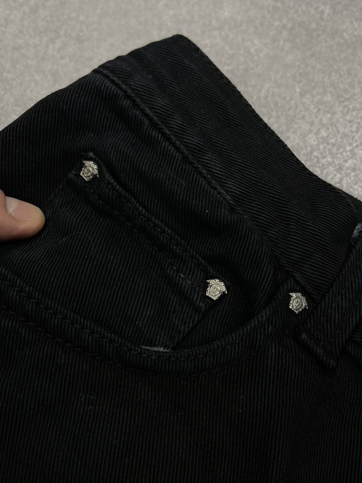 Versace Jeans Couture Vintage Versace Jeans Couture Denim Black Made in Italy m Size US 32 / EU 48 - 9 Thumbnail