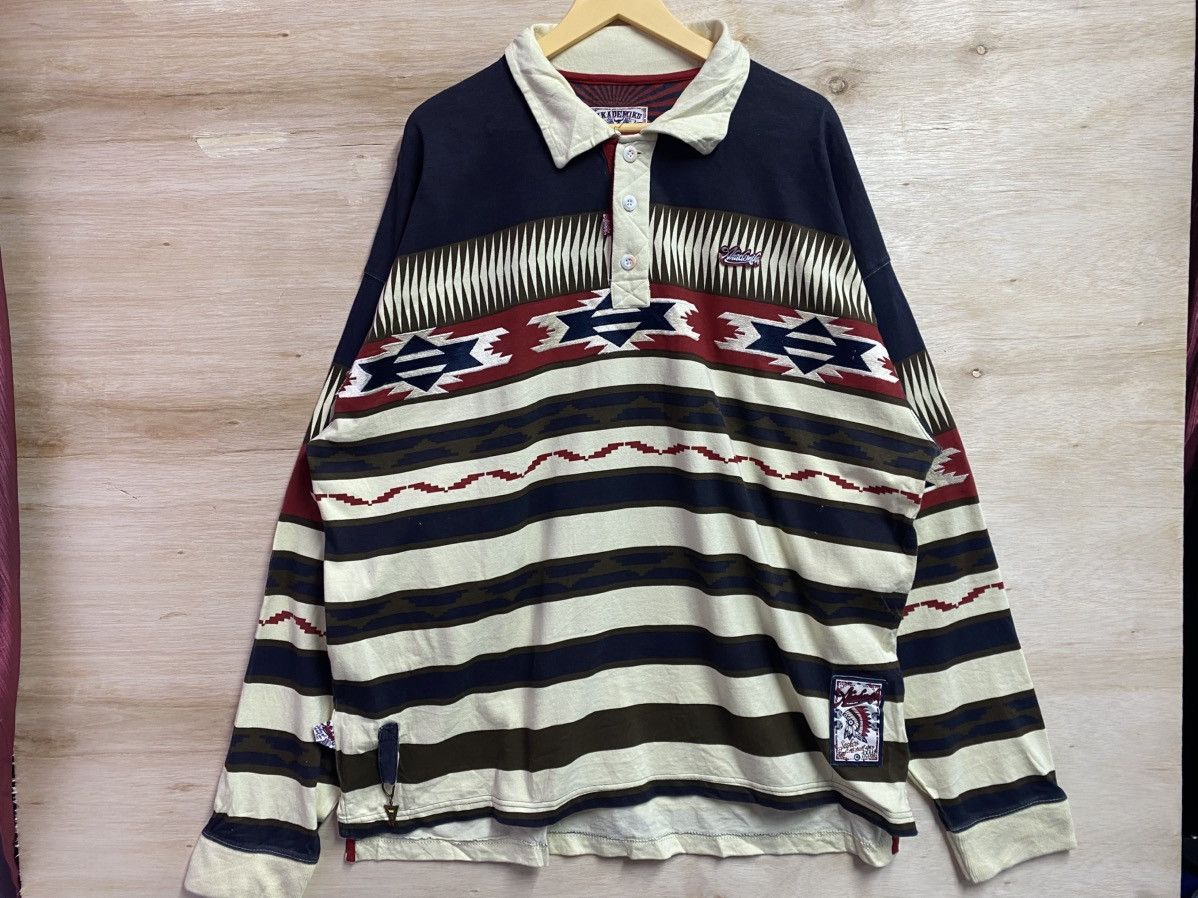 Other vintage Y2K Akademiks Native Warrior AOP men's shirt Size US XXL / EU 58 / 5 - 1 Thumbnail