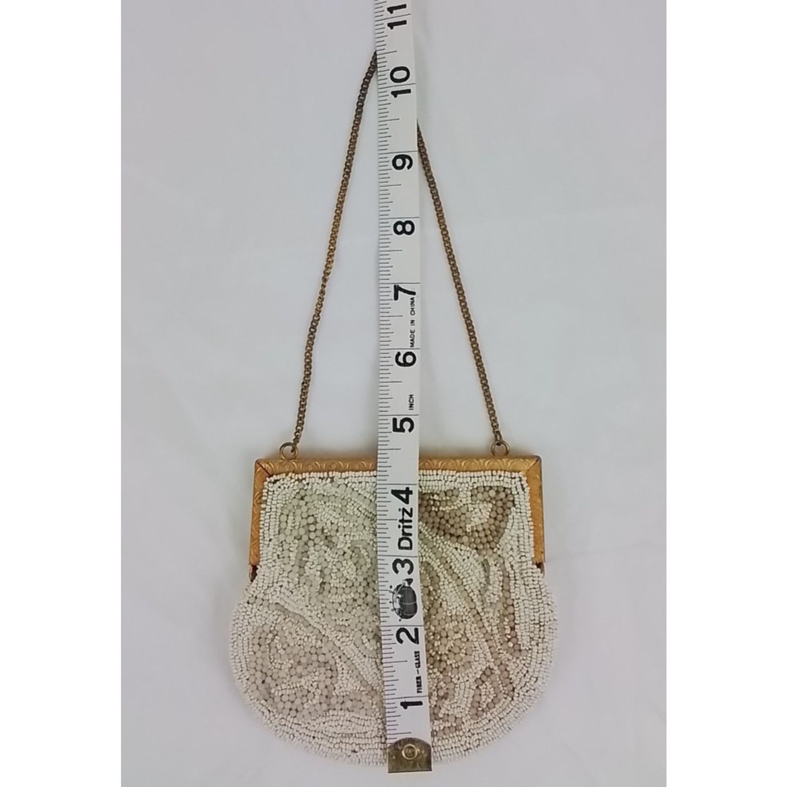 Longchamp Longchamps Beaded Purse/Handbag White and Gold Antique 1920s Size ONE SIZE - 13 Thumbnail
