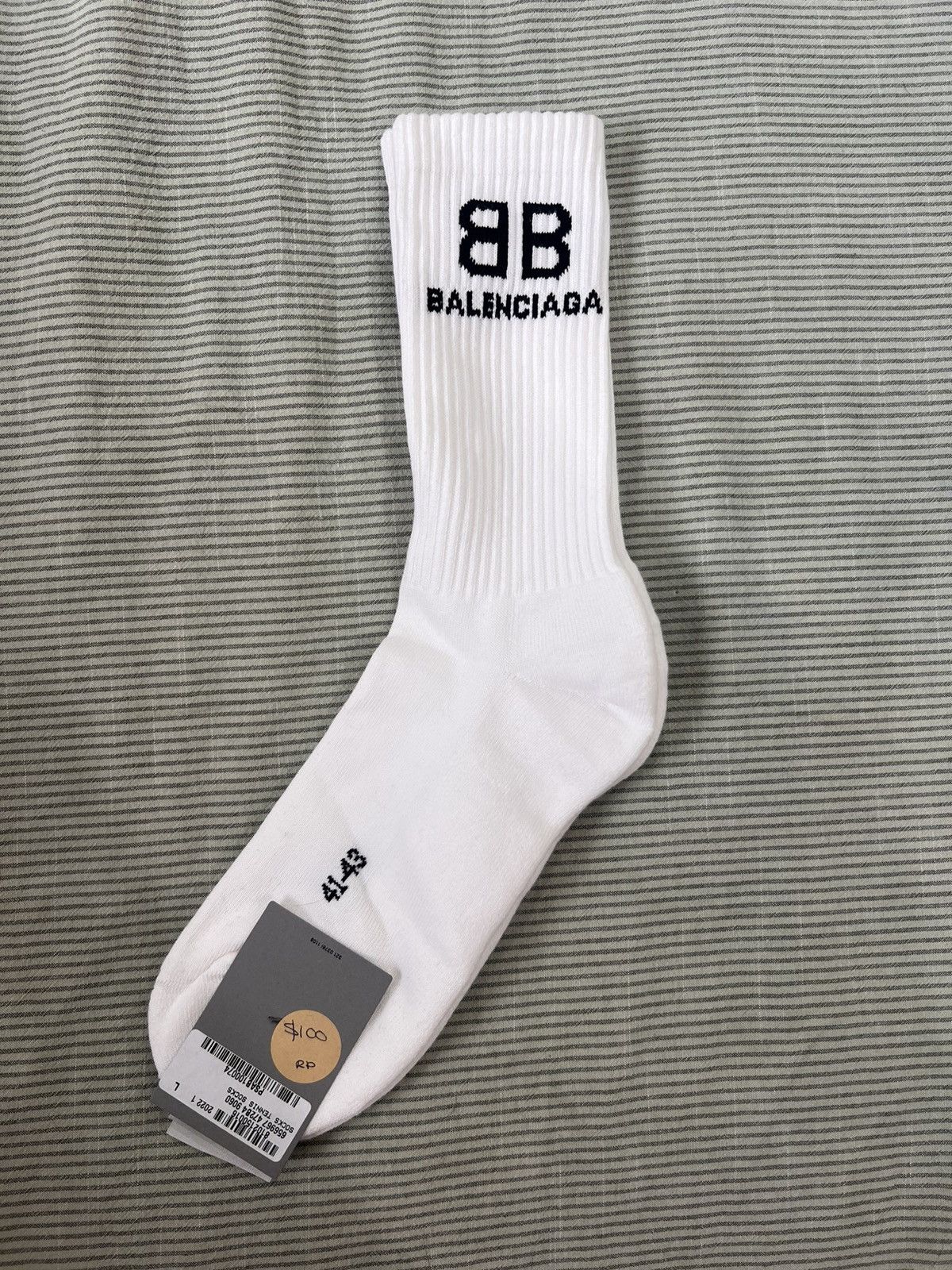 Balenciaga balenciaga BB socks Size ONE SIZE - 4 Thumbnail