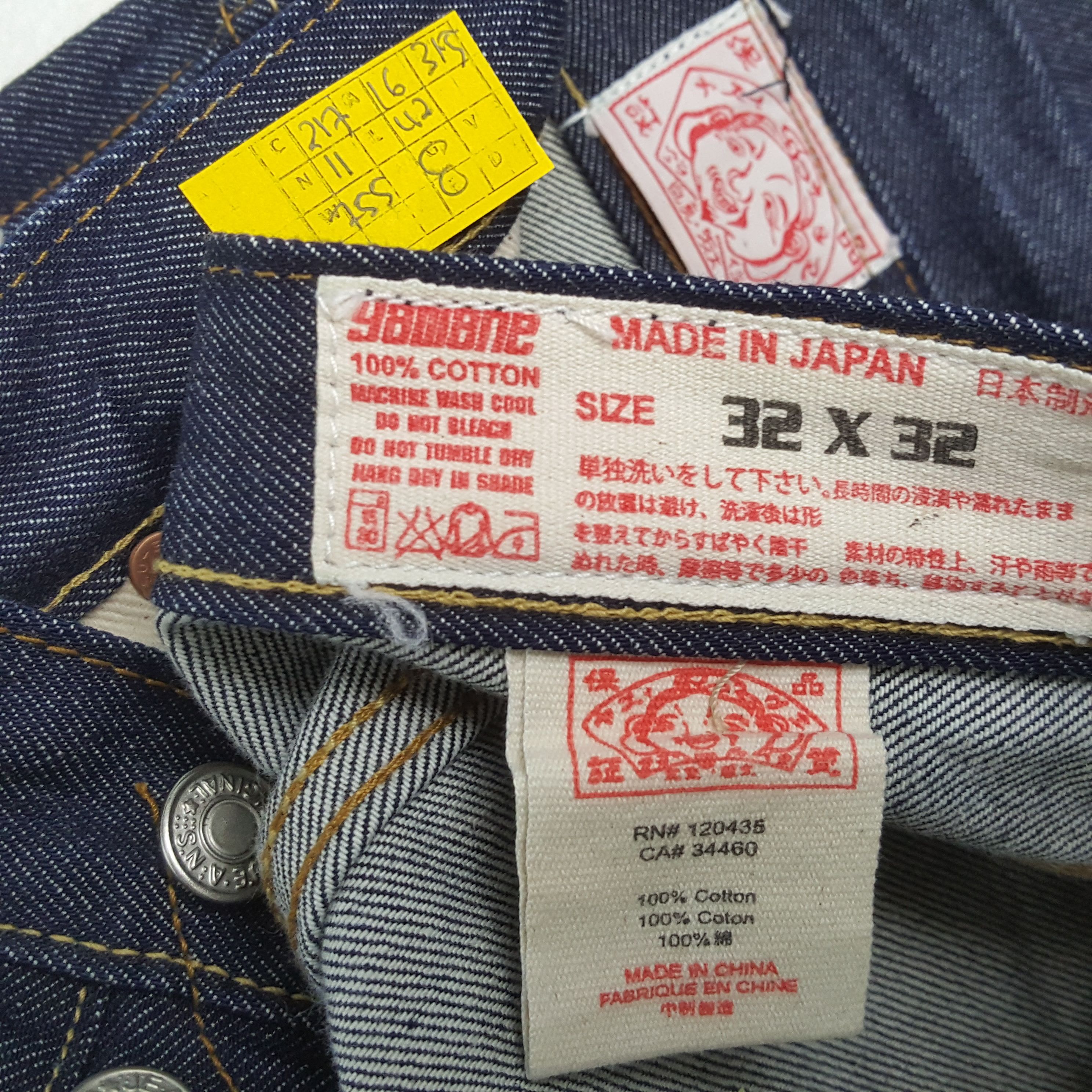 Evisu × Japanese Brand × Vintage Vintage EVISU Japanese Brand Daicock Custom Denim Jeans Size US 32 / EU 48 - 14 Thumbnail
