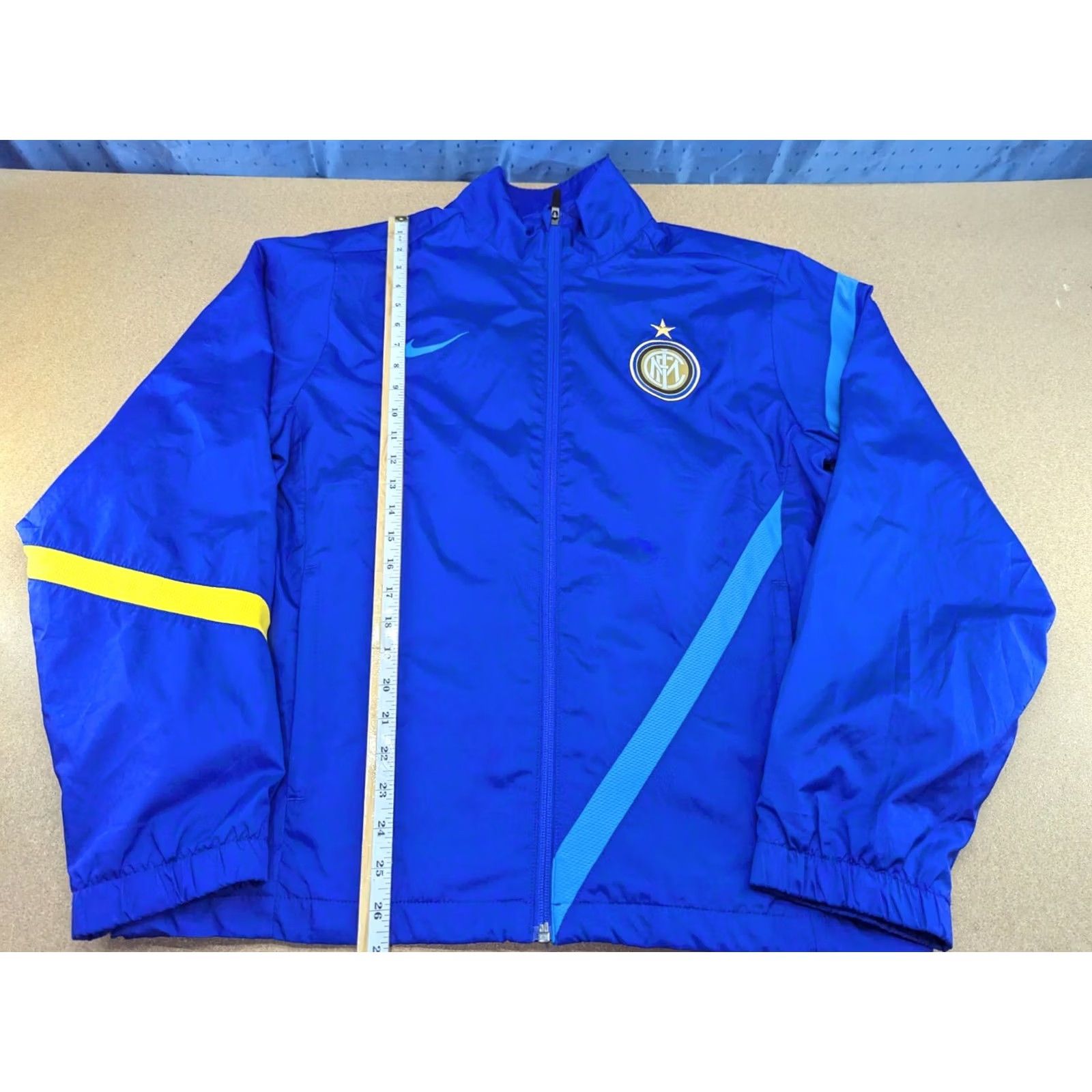 Nike Nike FC Milan 2012-2013 Mens Training Jacket Sz M Full Zip Football Adult Blue Size US M / EU 48-50 / 2 - 5 Thumbnail
