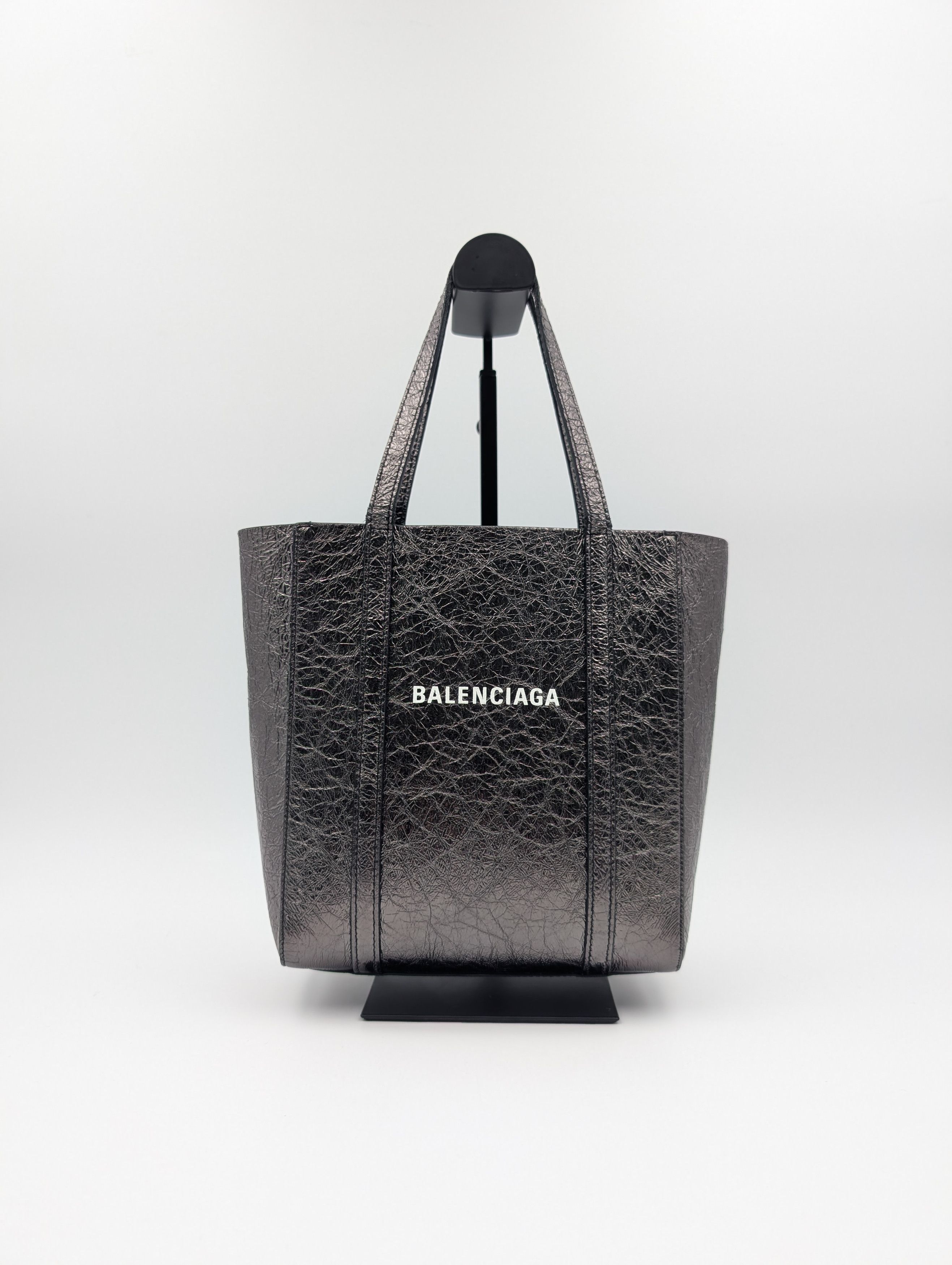 Balenciaga Balenciaga Black Shiny Everyday XS Tote Size ONE SIZE - 1 Thumbnail
