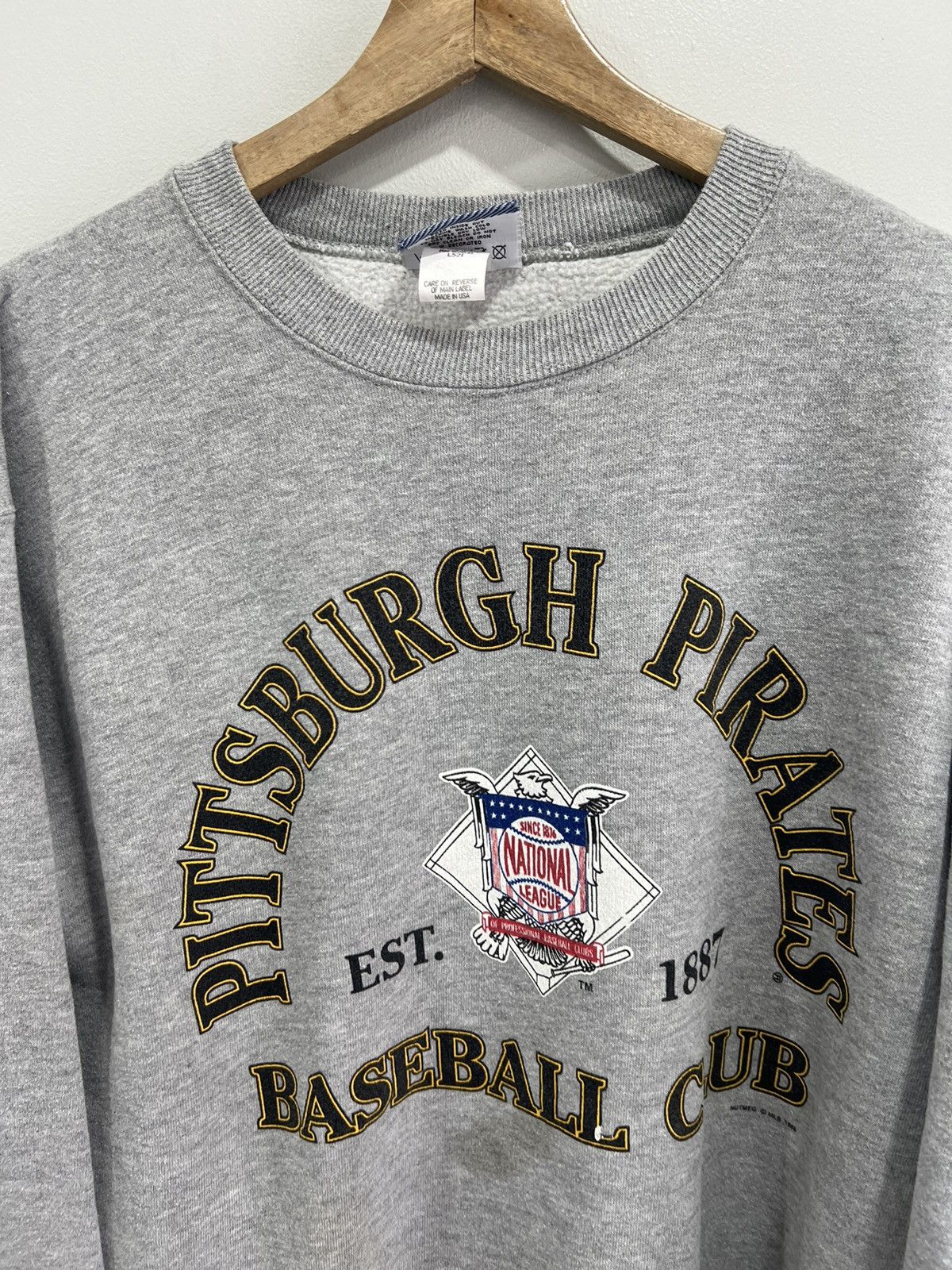 Vintage Vintage Pittsburgh Pirates Baseball Club Sweater Sweatshirt Size US L / EU 52-54 / 3 - 3 Thumbnail