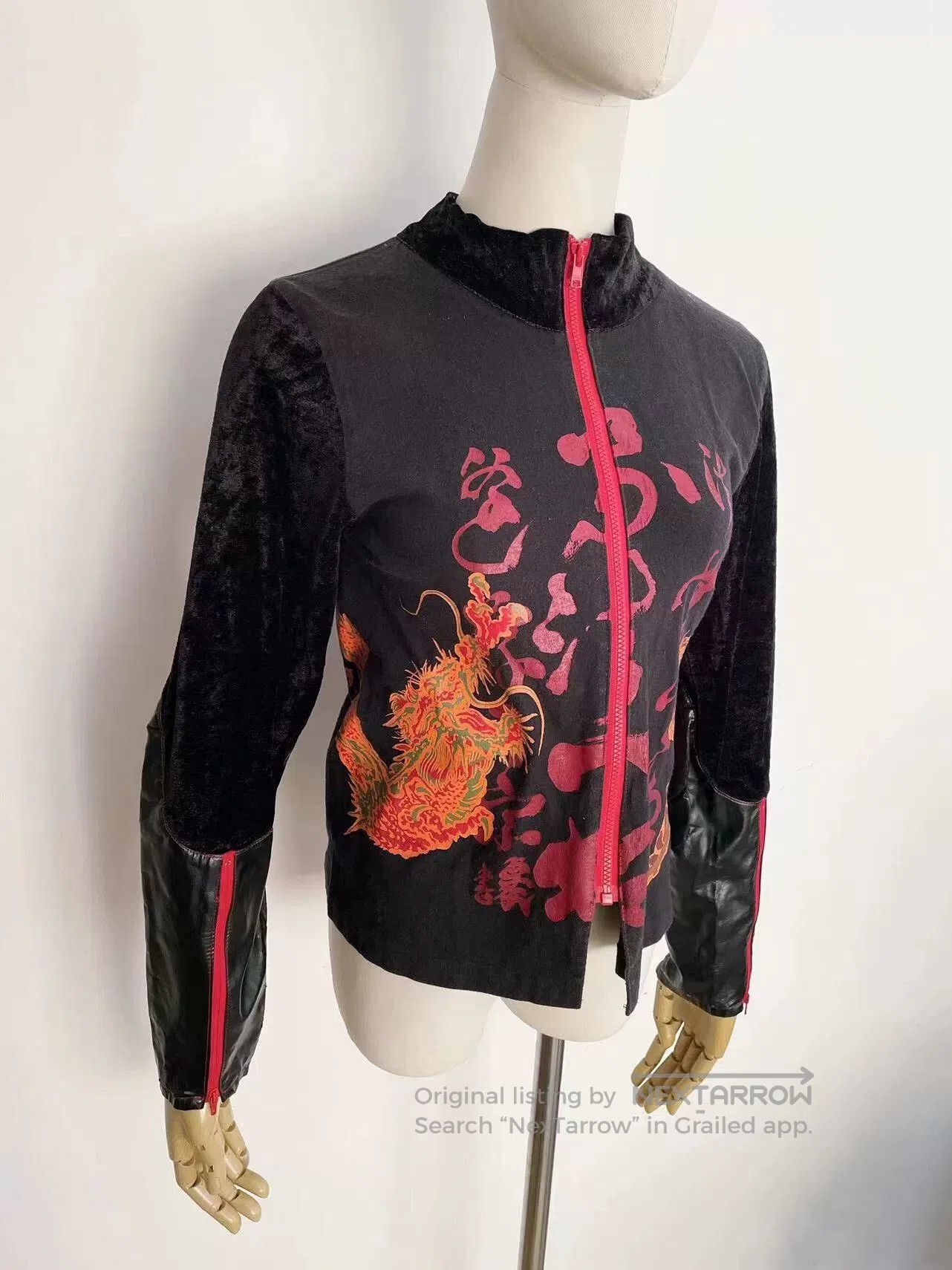 Japanese Brand Takuya Angel 90s Tiger Calligraphy Jacket. Size US M / EU 48-50 / 2 - 2 Thumbnail