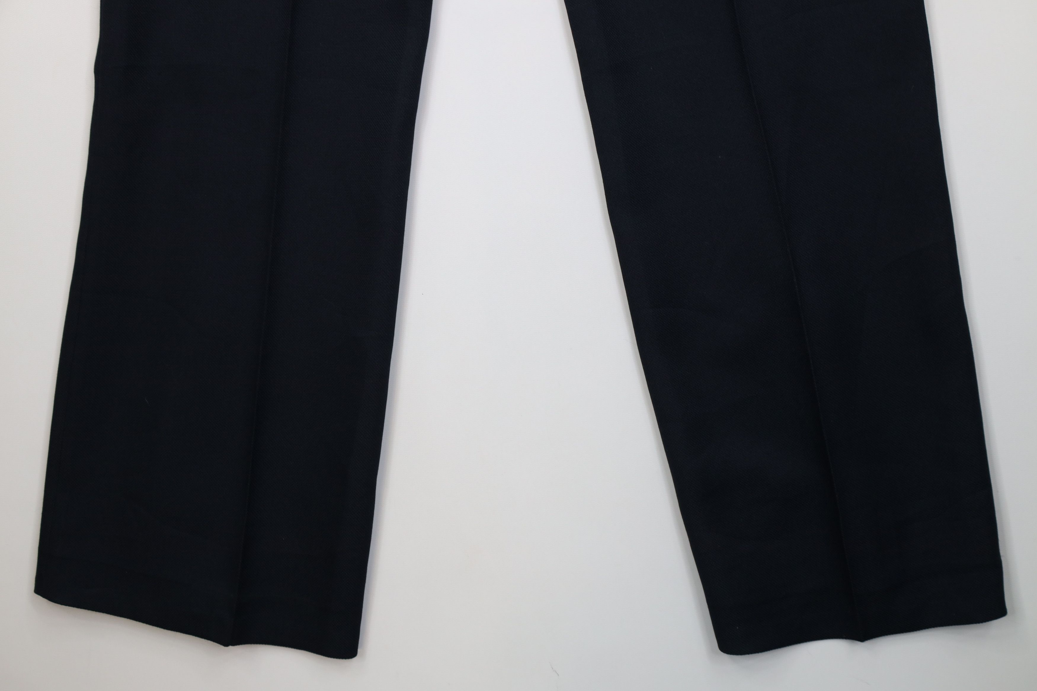 Vintage Vintage 70s Streetwear Wide Leg Chino Pants Navy Blue USA Size US 36 / EU 52 - 11 Thumbnail