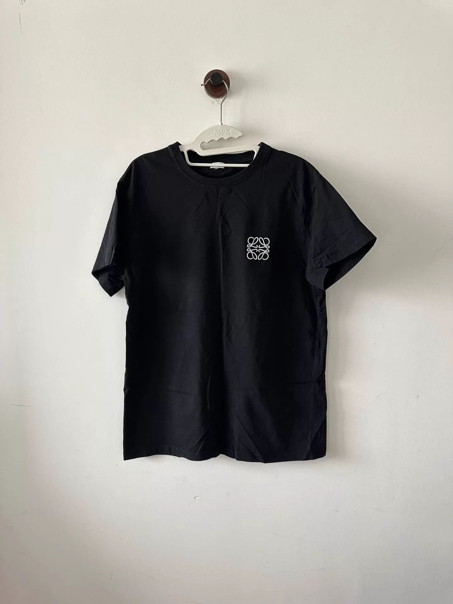 Loewe LOEWE Black Embroidered Short Sleeve T-Shirt M Size M / US 6-8 / IT 42-44 - 1 Thumbnail
