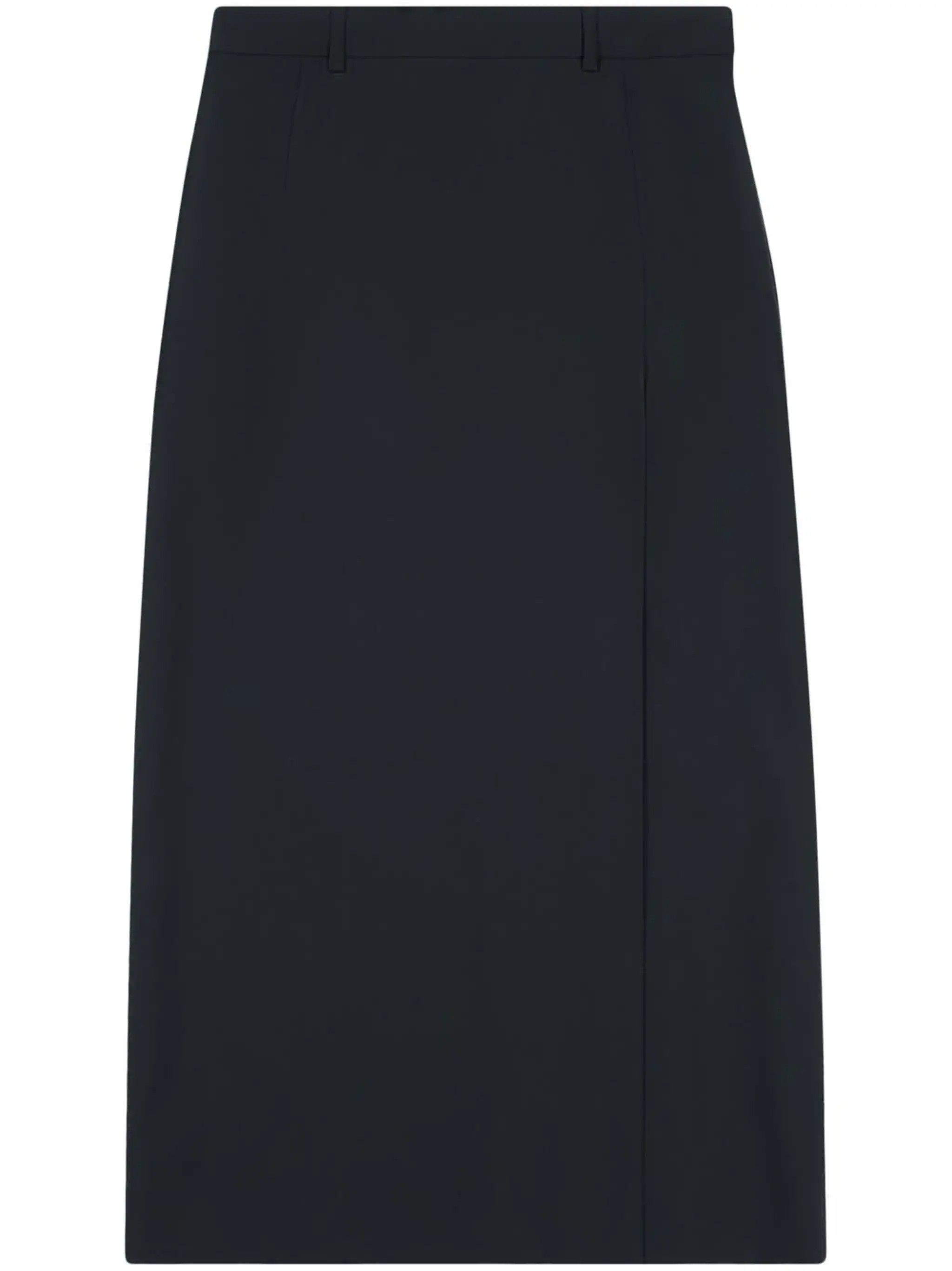 Image of Balenciaga O1Mt1Gz0524 Performance Tailoring Skirt In Black, Women's (Size 34)