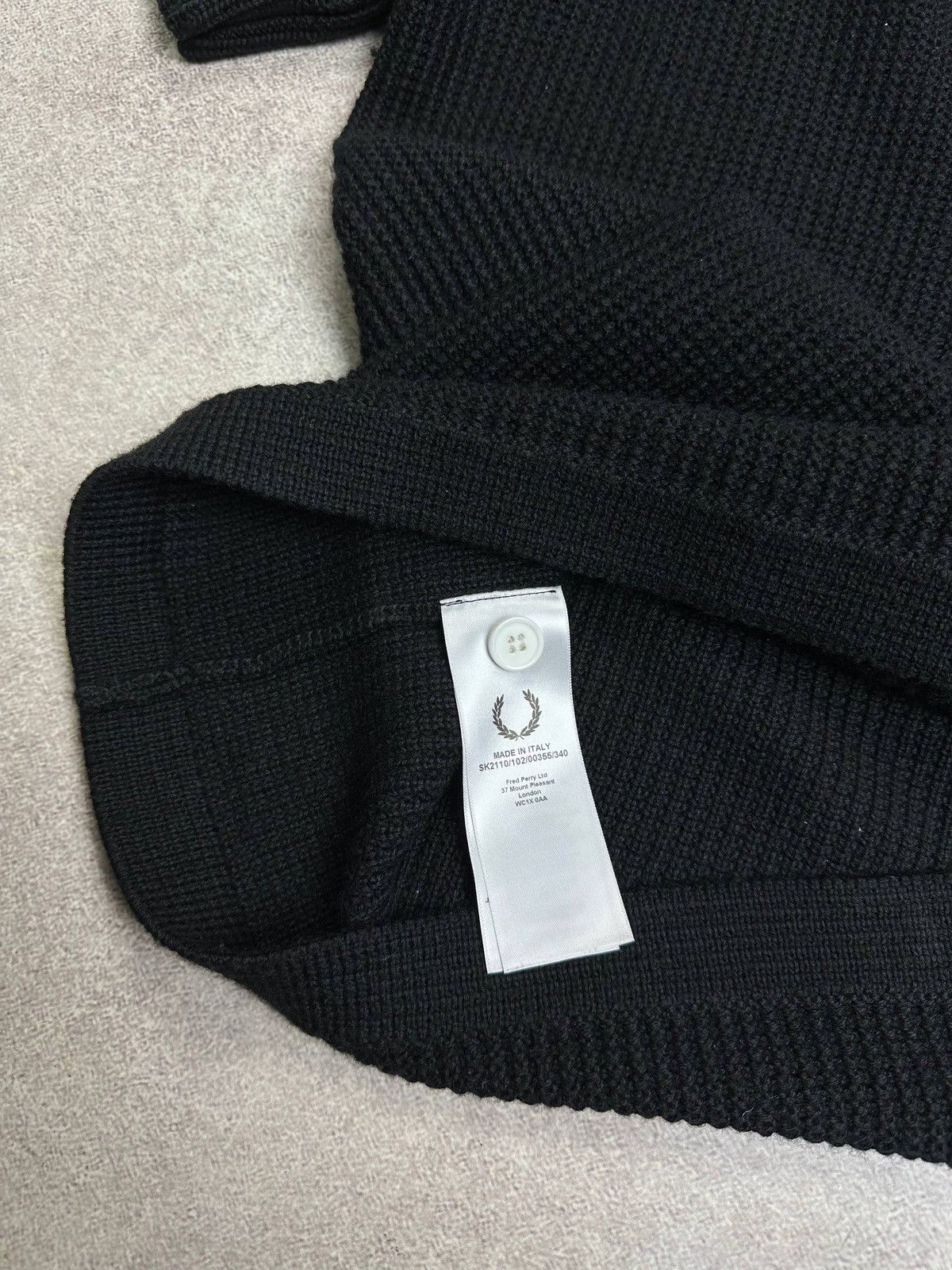 Fred Perry × Raf Simons Rare! Raf Simons x Fred Perry Knit Polo Shirt IT 38 Size US M / EU 48-50 / 2 - 5 Thumbnail