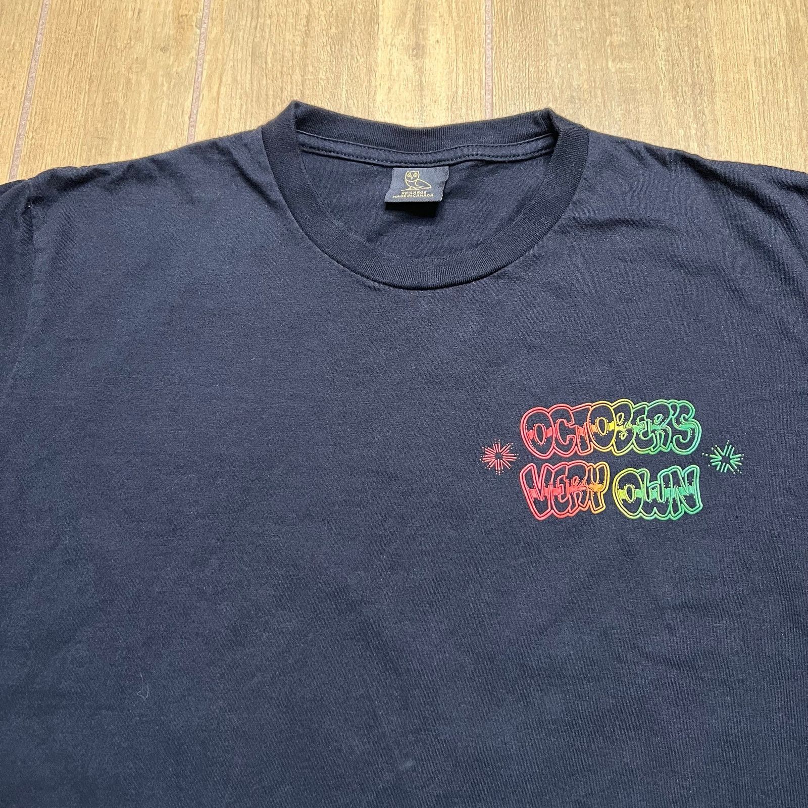 Vintage OVO October’s Very Own T Shirt Black Owl Same Friends XXL Size US XXL / EU 58 / 5 - 2 Thumbnail