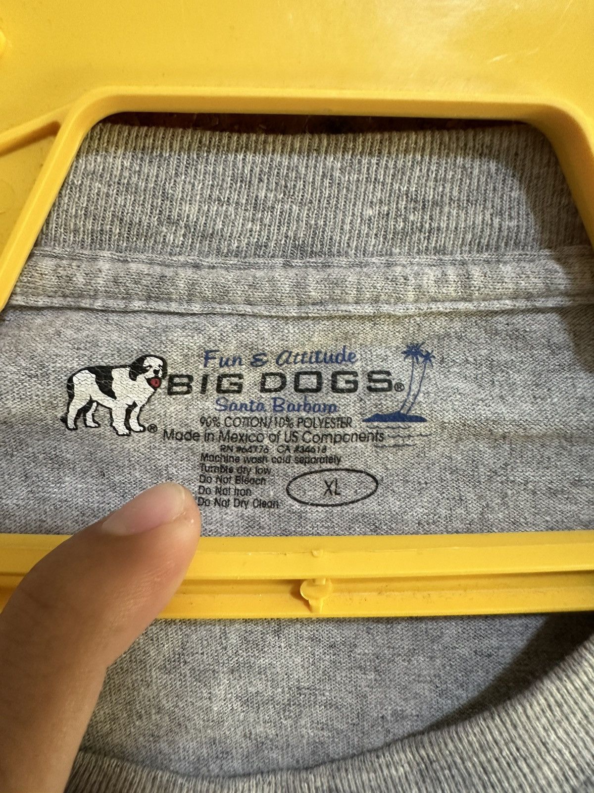 Big Dogs × Sears × Vintage Vintage Big Dogs Tee Size US XL / EU 56 / 4 - 4 Thumbnail
