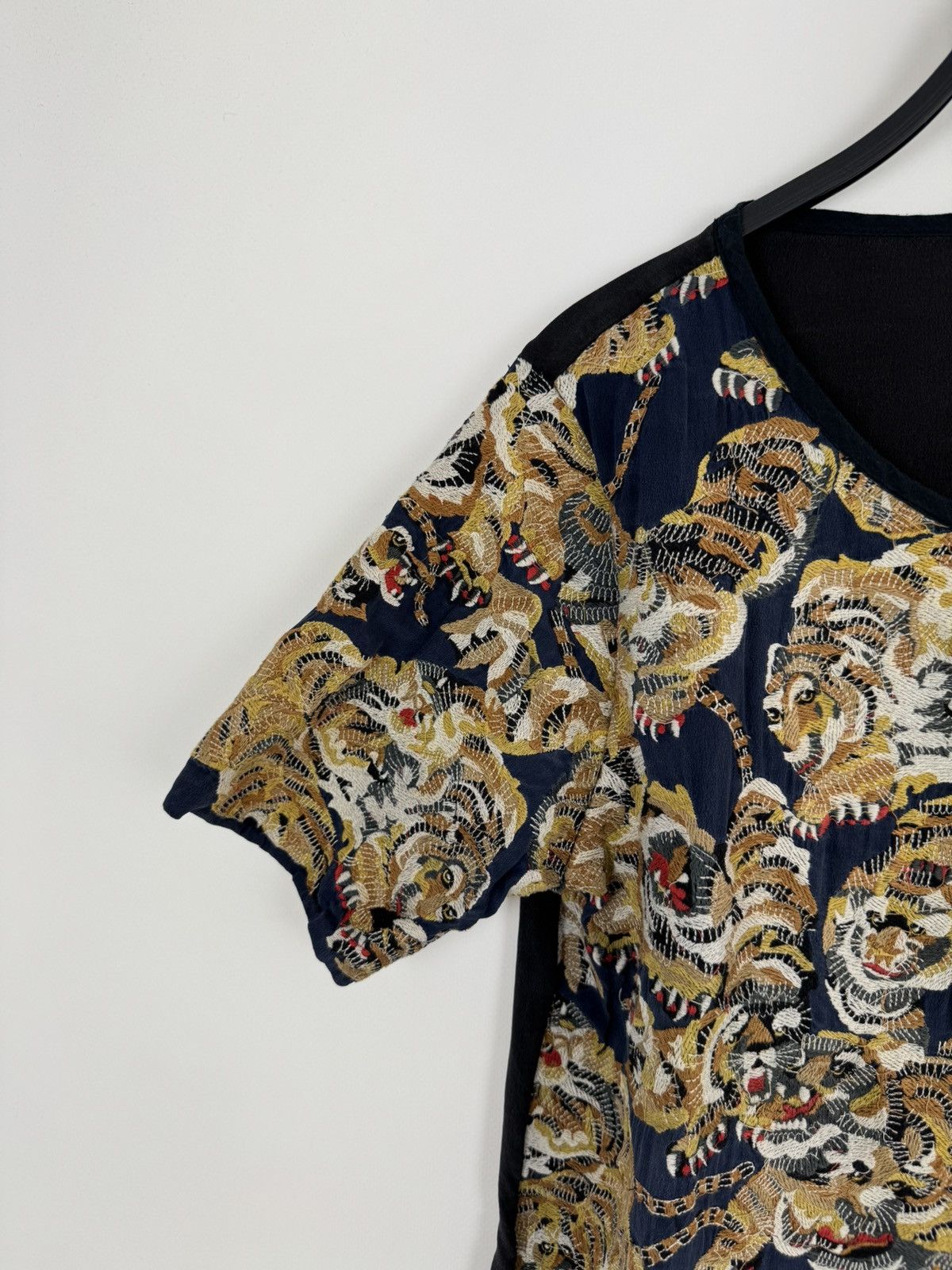 Kenzo Kenzo Paris Embroidery Tiger Multi Logo T-Shirt Size S / US 4 / IT 40 - 7 Thumbnail