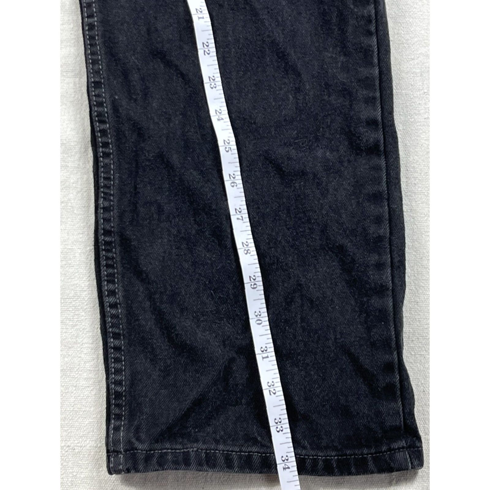 Levi's VINTAGE Levi's 505 Jeans Black Denim Regular Fit 40x32 90s Mens Size US 40 / EU 56 - 8 Thumbnail