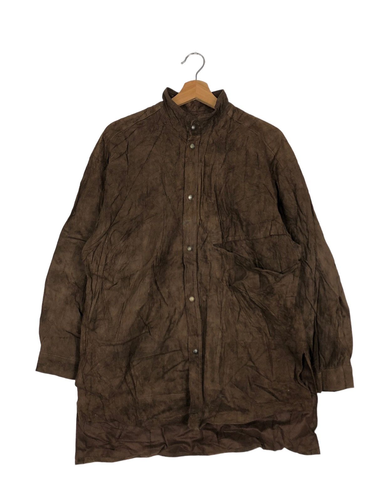 Japanese Brand 🔥90’s Rare Double Breast Genuine Leather Jacket Lucan Japan Size US M / EU 48-50 / 2 - 2 Thumbnail