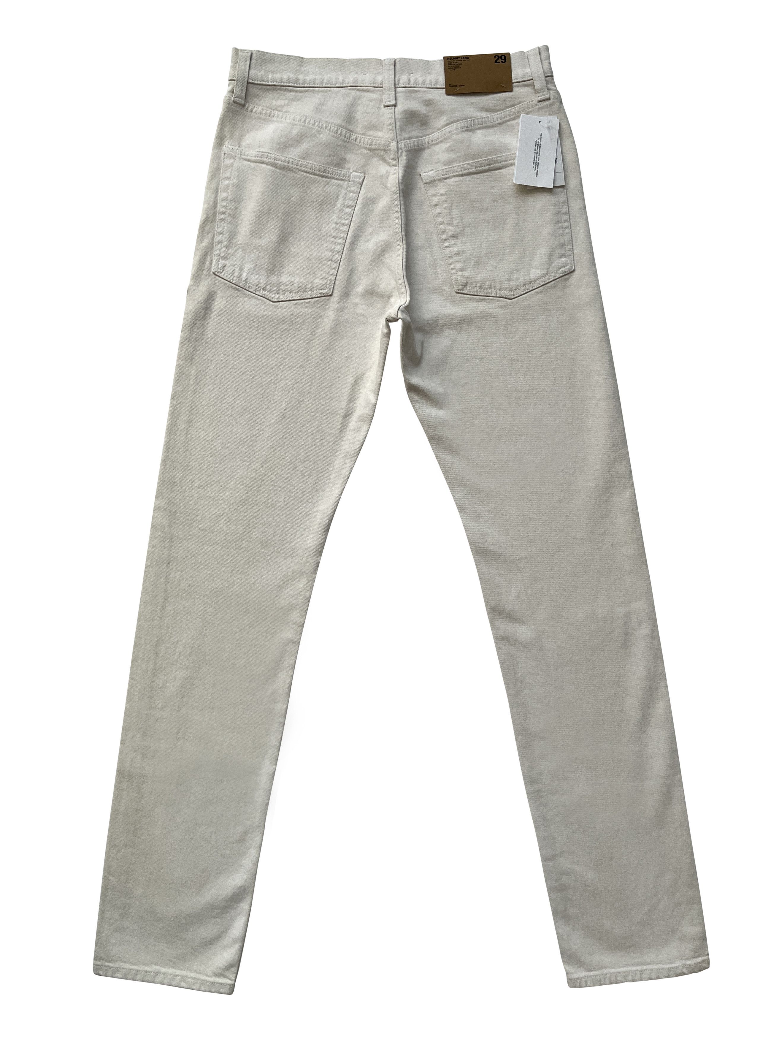 Helmut Lang ⚡️QUICK SALE⚡️Helmut Lang White Hi Straight Denim Jeans Size US 32 / EU 48 - 2 Thumbnail