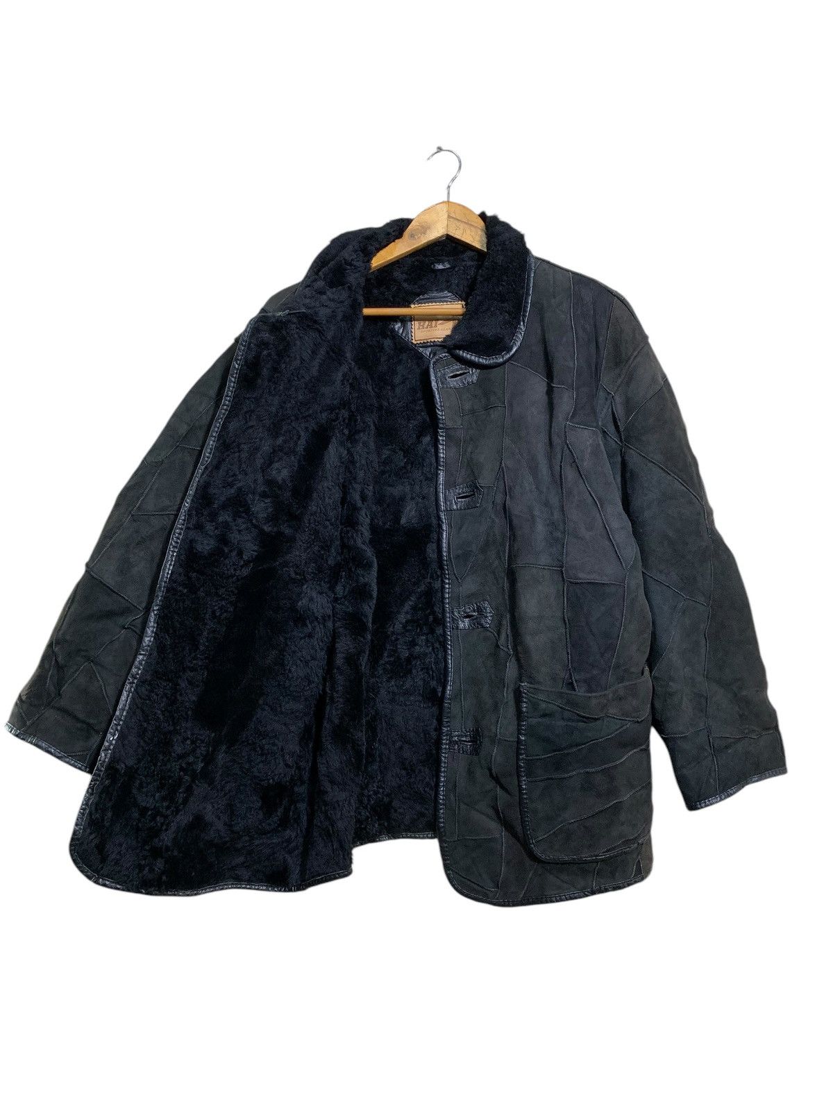 Hai Sporting Gear 🔥HSG SHEEPSKINS LEATHER PATCHWORKS JACKETS SHEARLING Size US M / EU 48-50 / 2 - 2 Thumbnail
