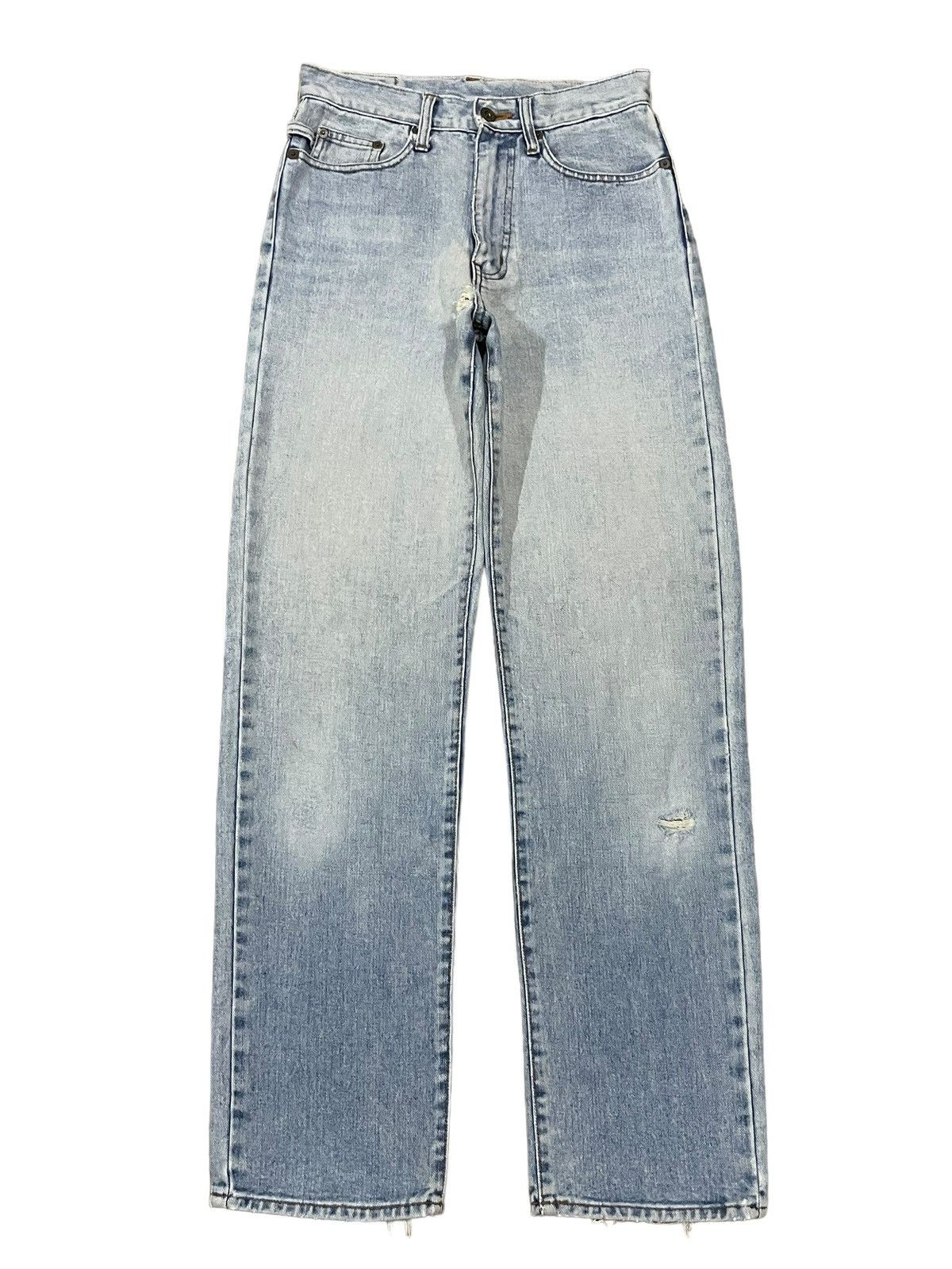 POST ARCHIVE FACTION (PAF) × Vintage Vintage Iconic American Singer Elvis Presley Fade Wash Jeans Size US 28 / EU 44 - 1 Thumbnail