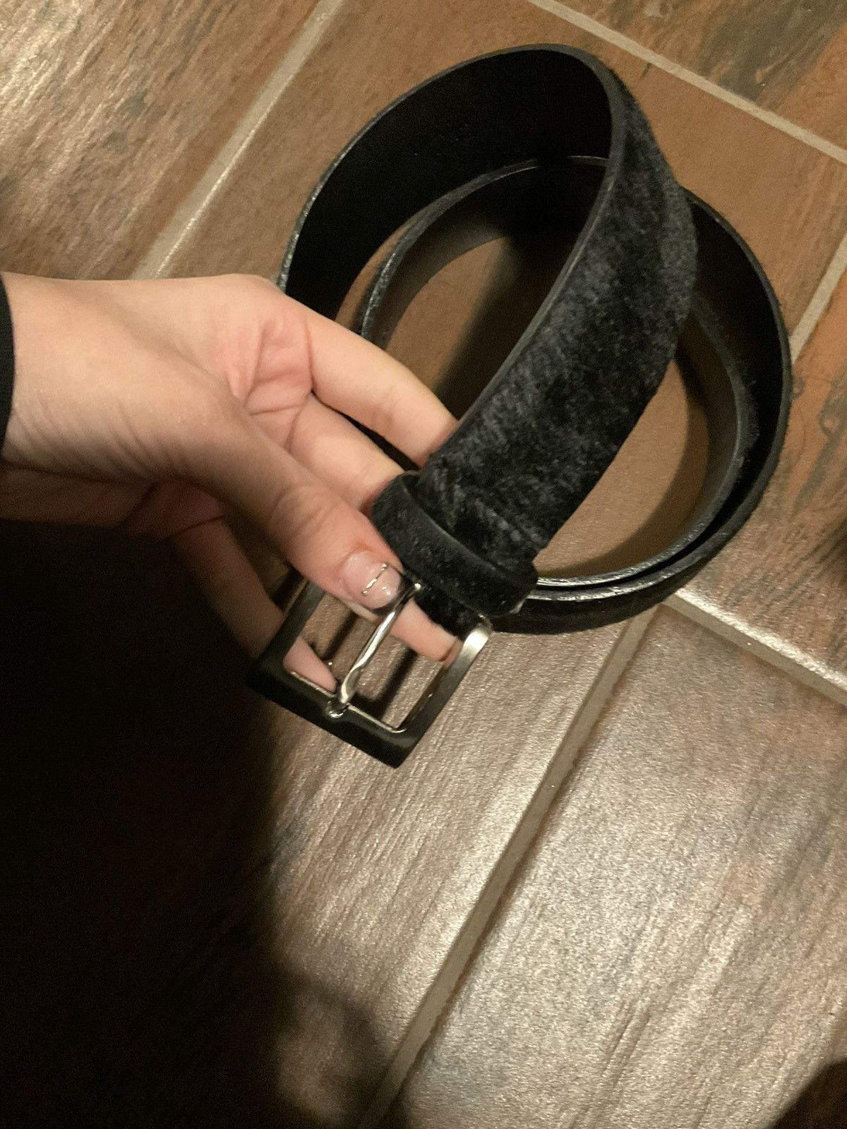 Prada Prada pony hair belt Size ONE SIZE - 2 Thumbnail
