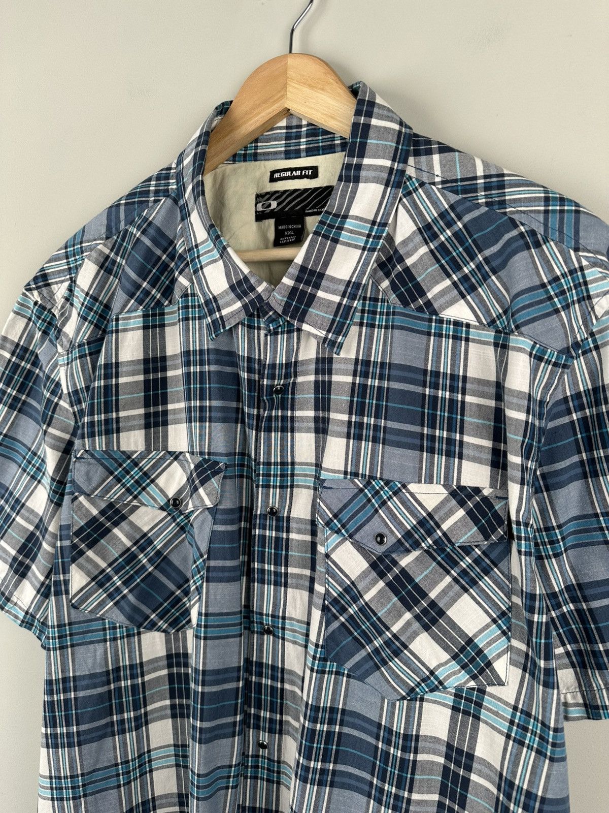 Oakley Vintage Y2k Oakley Button Up Shirt Check Size US XXL / EU 58 / 5 - 1 Thumbnail