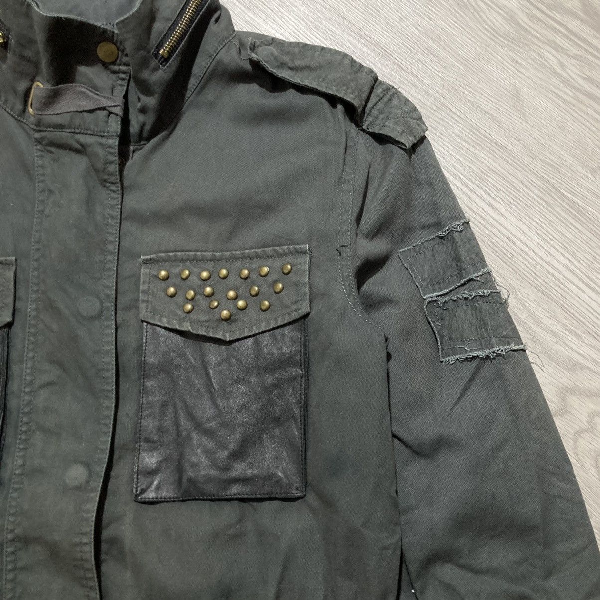 Japanese Brand 2000s Codes Combine Poem Parka Military Jacket Green Punk Size US M / EU 48-50 / 2 - 4 Thumbnail