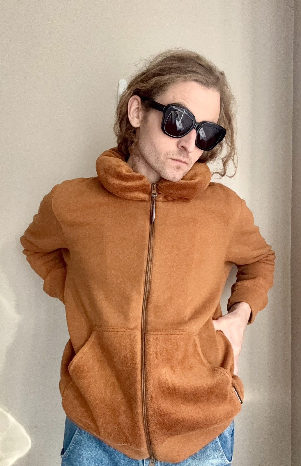 mercibeaucoup MERCIBEAUCOUP Puffy Pillow Collar Couble Zip Sweatshirt Size US L / EU 52-54 / 3 - 10 Thumbnail