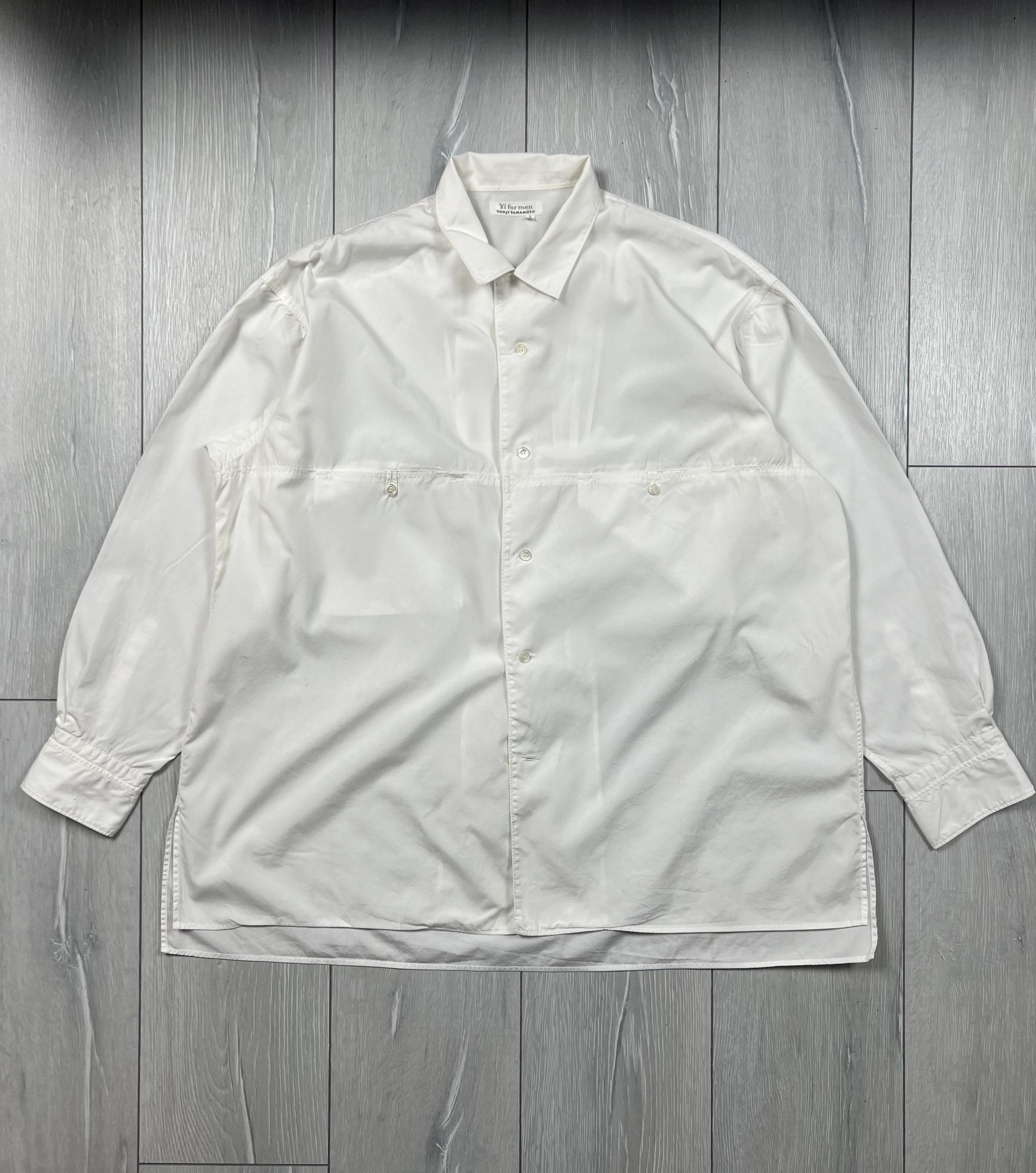 Yohji Yamamoto Yohji Yamamoto Y’s for Men White Button Up Shirt | Grailed