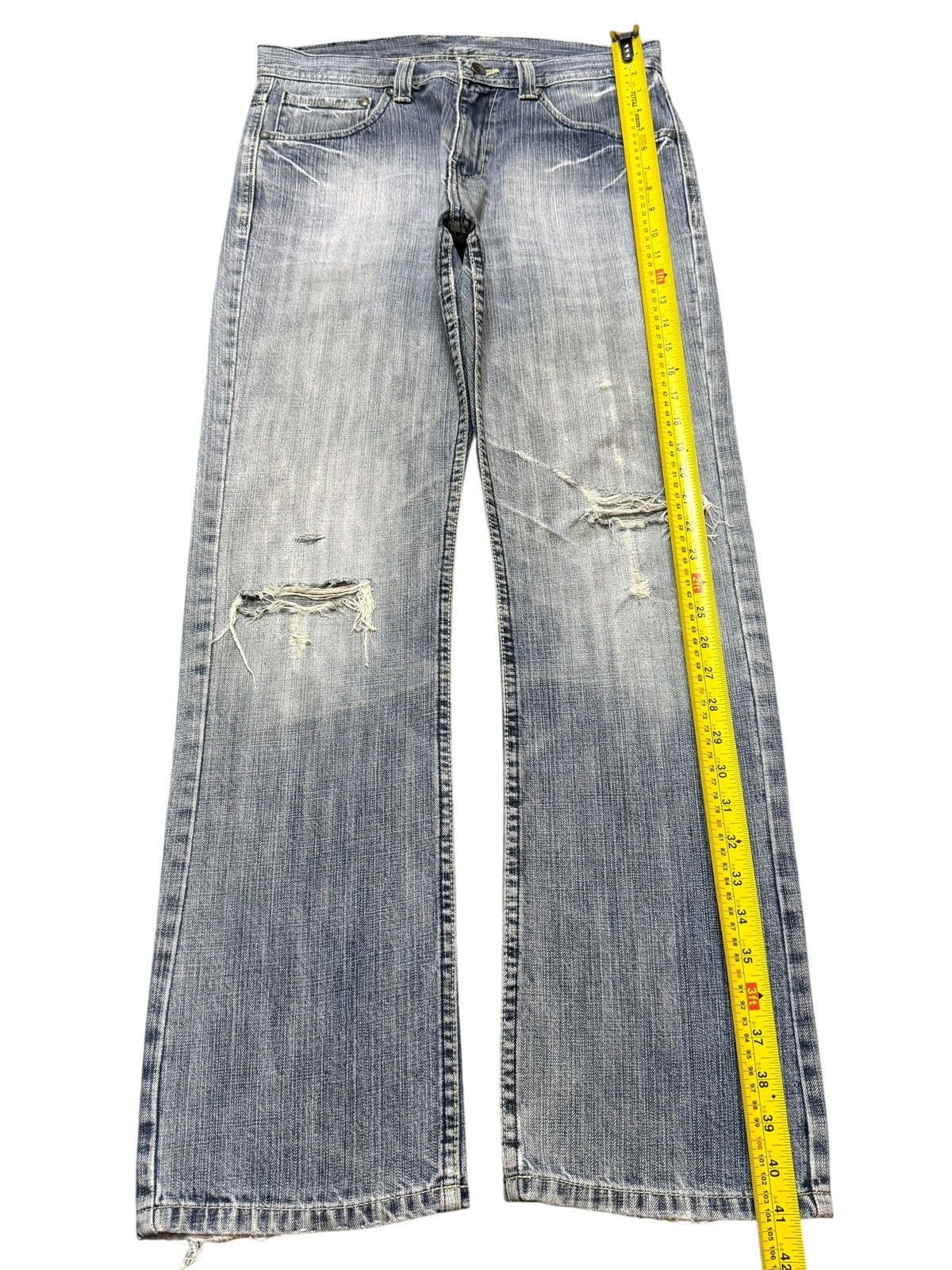 If Six Was Nine Vintage Japanese Brand Faded Wash Clawmark Distressed Loose Size US 32 / EU 48 - 11 Thumbnail