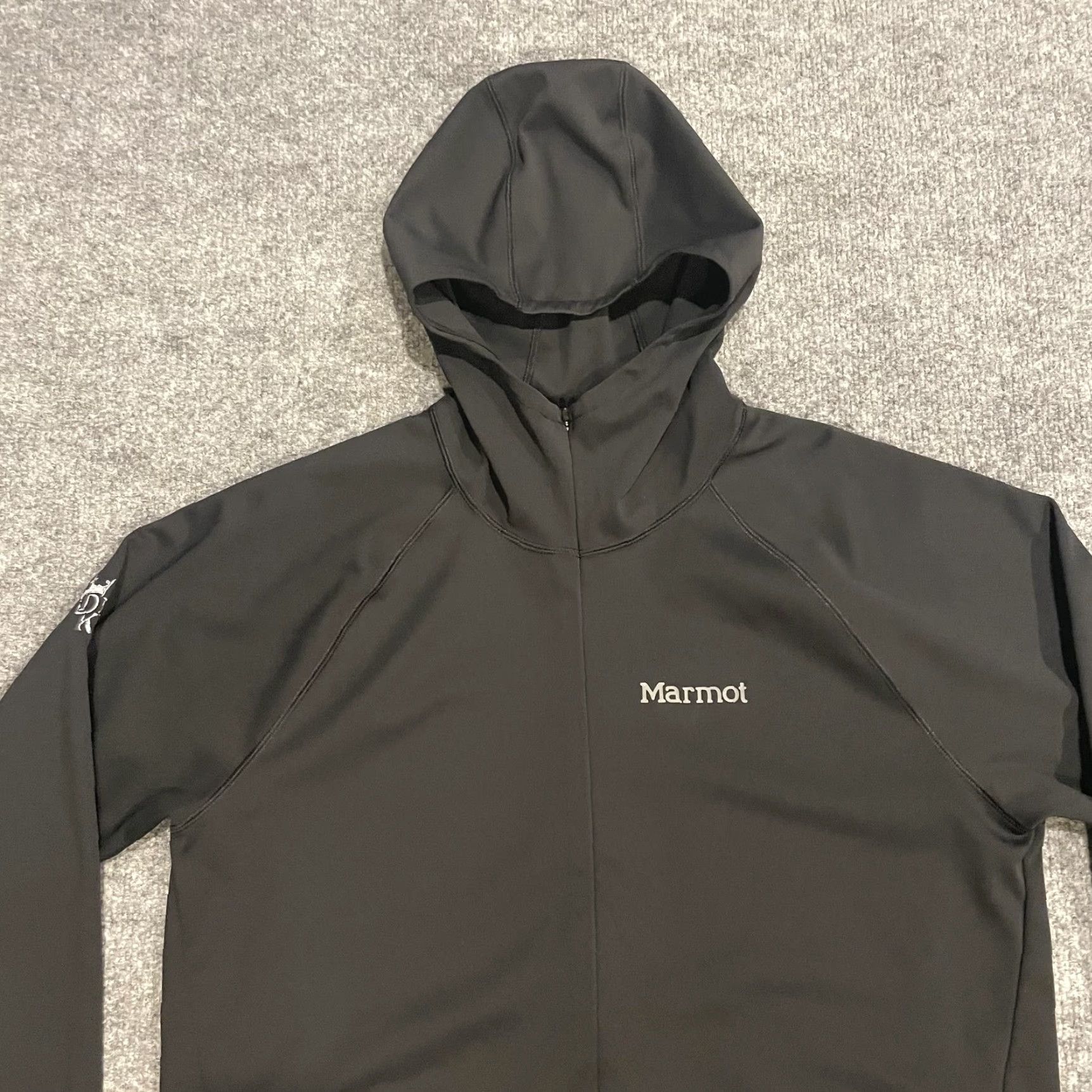 Marmot Marmot Hoodie Mens M Black 1/4 Zip Softshell DraftKings Logo Pullover Front Kangaroo Pocket 1/2 Zip Size US M / EU 48-50 / 2 - 3 Thumbnail