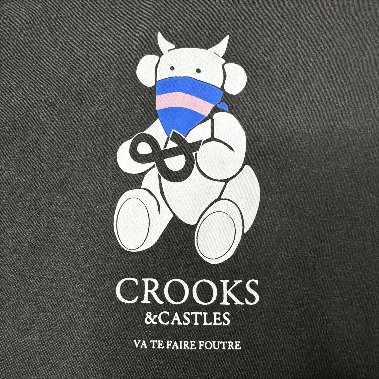 Crooks & Castles NWT Crooks & Castles Bear Graphic T-Shirt Grey Women’s M Size M / US 6-8 / IT 42-44 - 3 Thumbnail