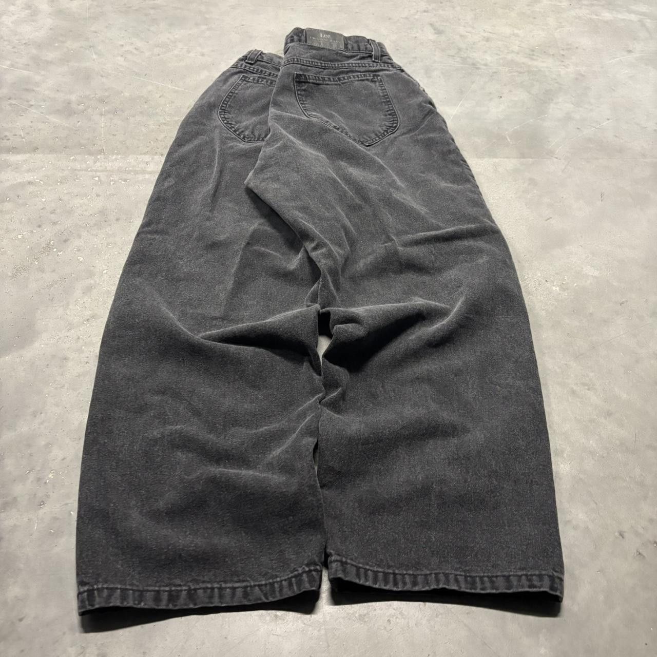 Japanese Brand × Vintage Crazy Vintage Y2K/2000s Faded Black Grunge Skater Denim Jeans! Size US 32 / EU 48 - 4 Thumbnail