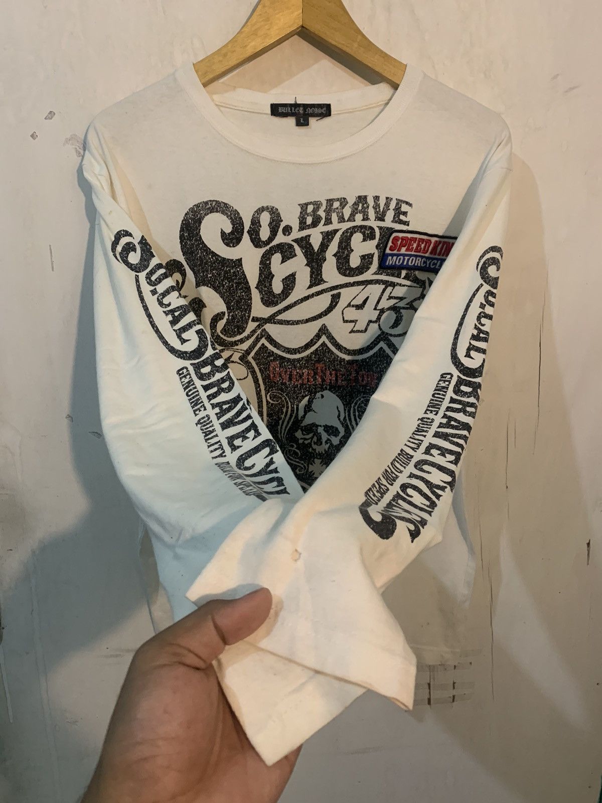 14th Addiction × Le Grande Bleu (L.G.B.) × Yasuyuki Ishii Japanese poem Long Sleeve LGB styel Size US L / EU 52-54 / 3 - 4 Thumbnail