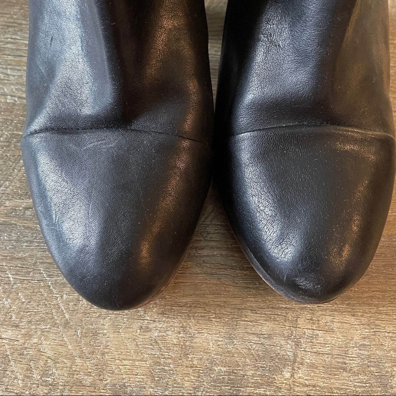 Rag & Bone Rag & Bone Harrow Black Leather Ankle Boots Sz 40 Size US 10 / IT 40 - 15 Thumbnail